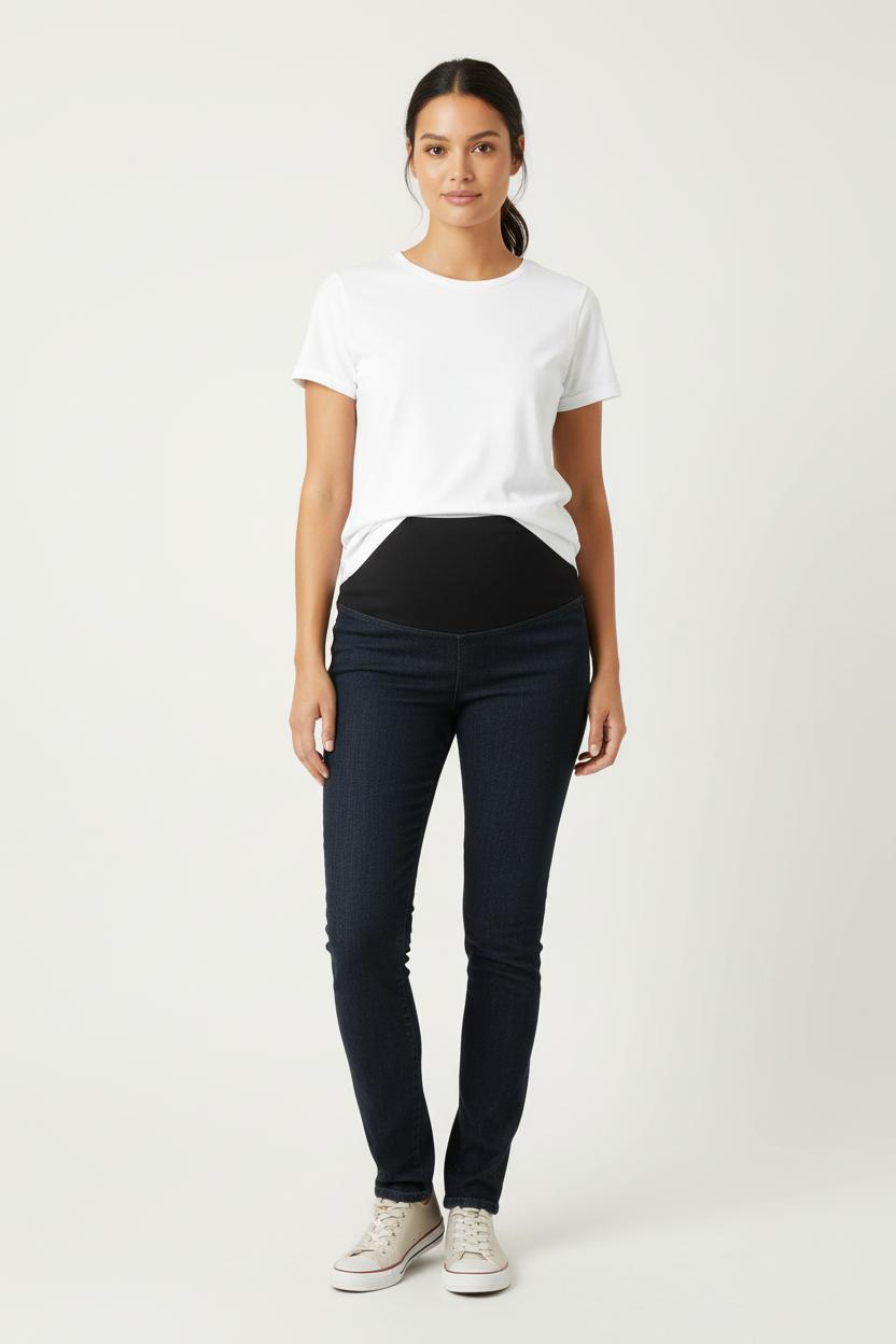 Cropped slim jeans with studs SEZANE - Seconde main Blue