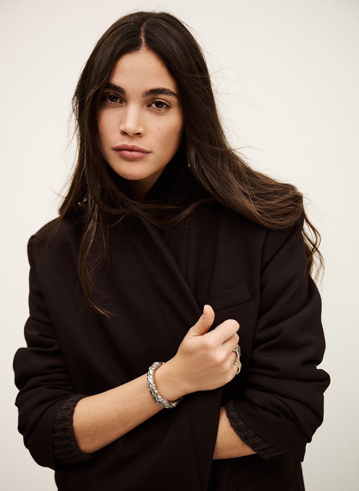 Rechte blazer BA&SH Bruin