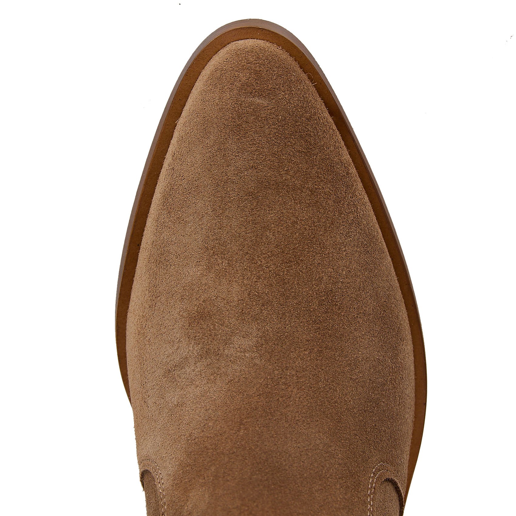 Bottines en cuir velours MELLOW YELLOW Beige