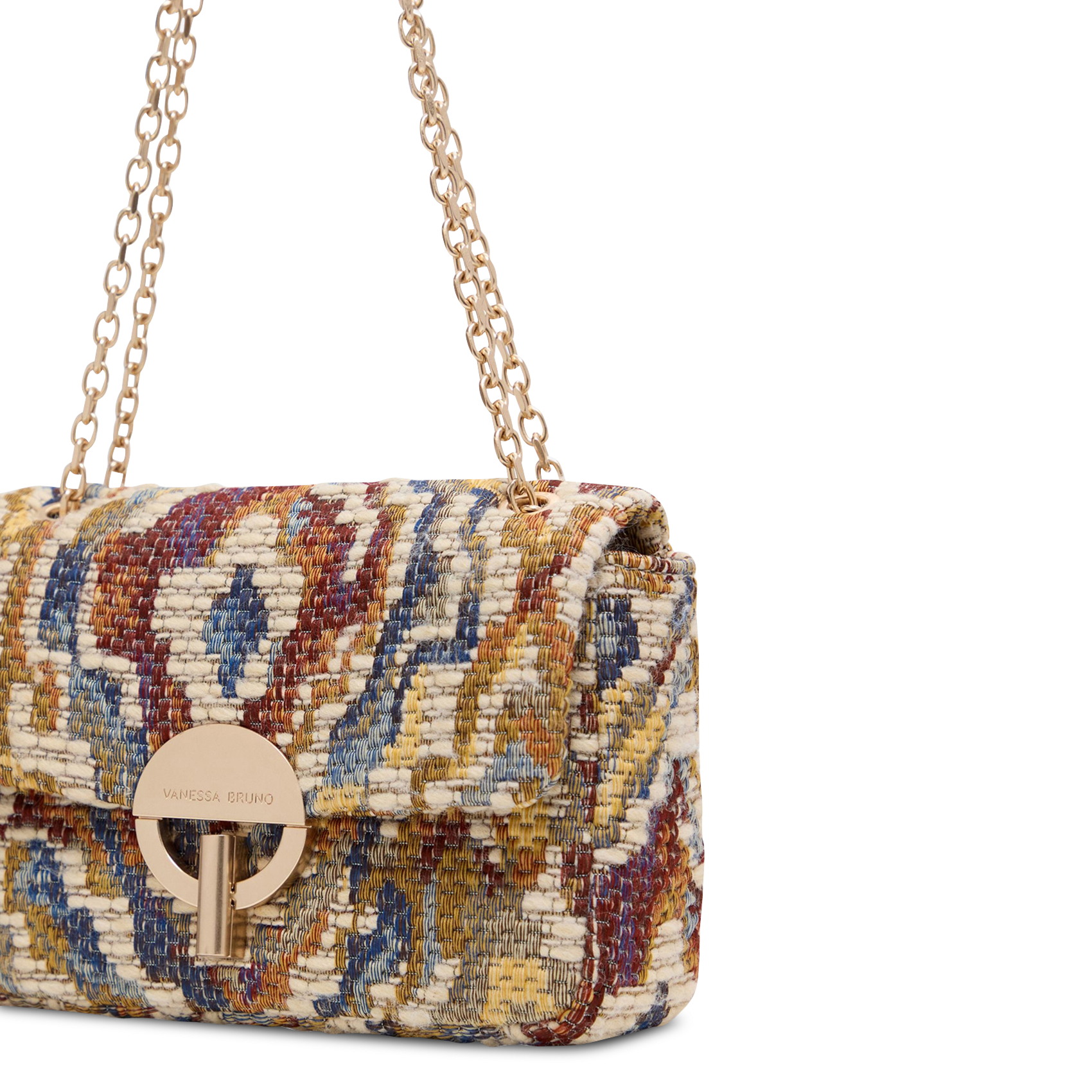 Jacquard shoulder bag VANESSA BRUNO Multicolored