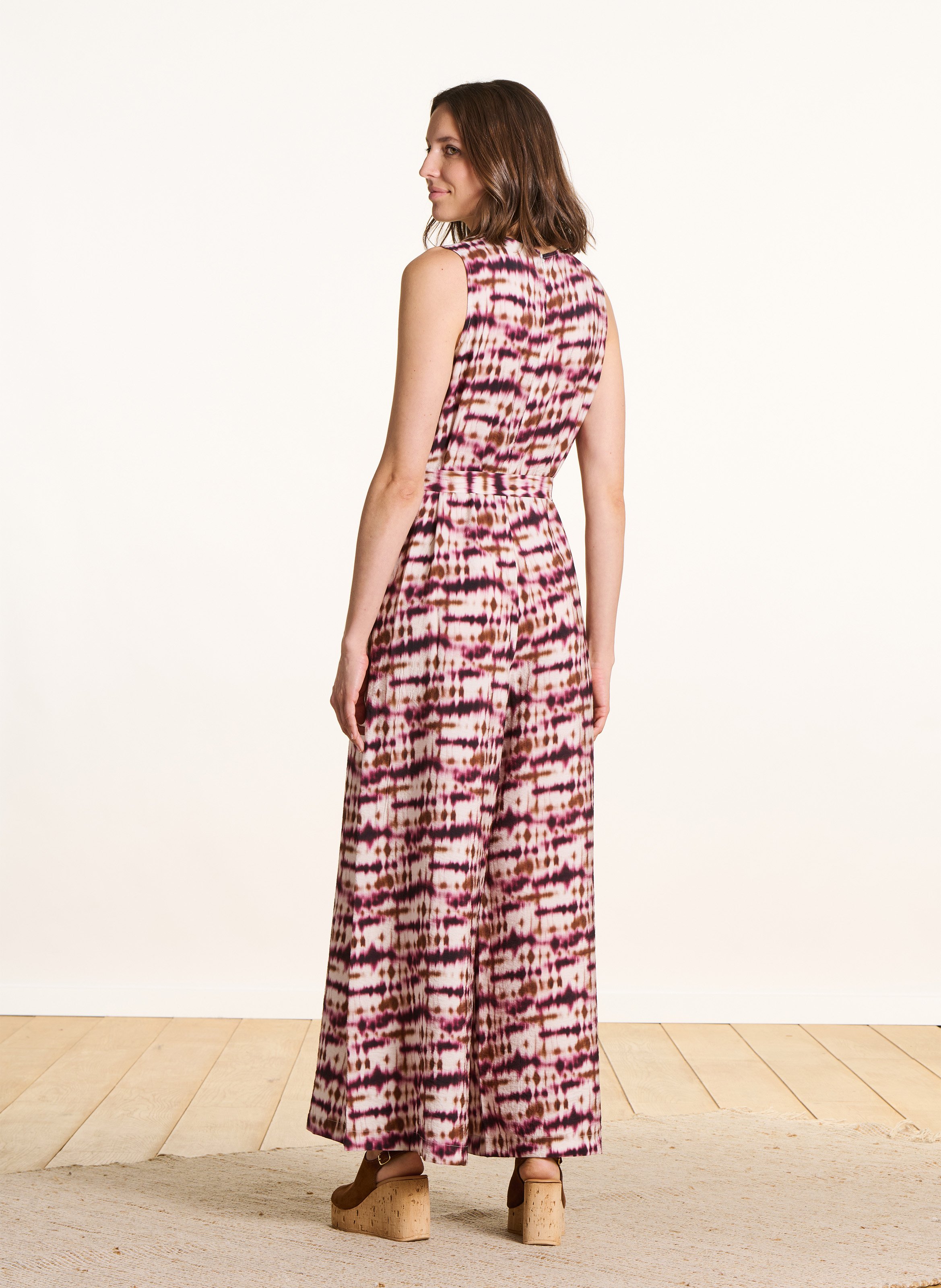 `<p>Printed round neck combination</p>` LA FEE MARABOUTEE Multicolored