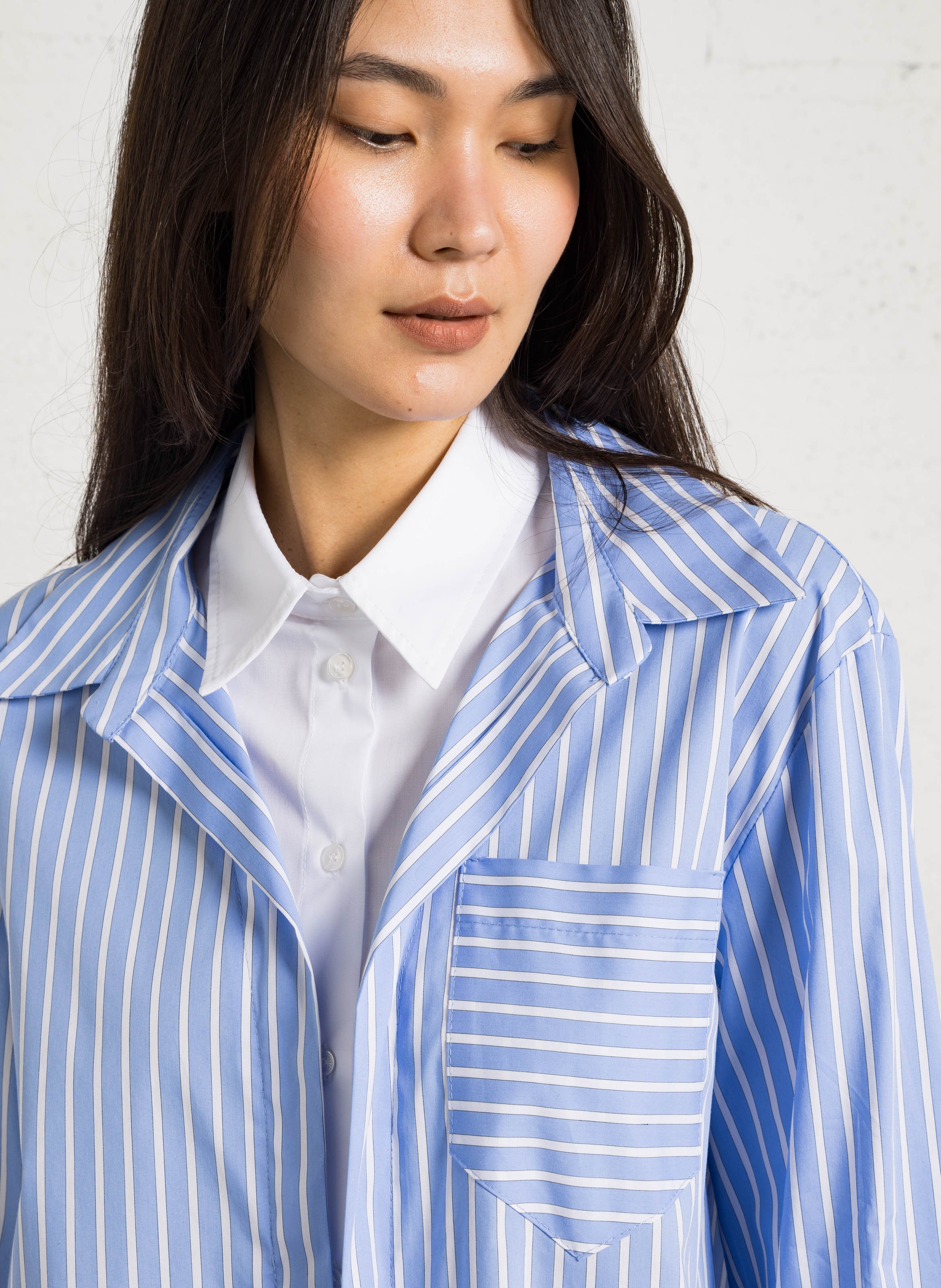 Chemise col classique en coton mélangé IMPERIAL Bleu