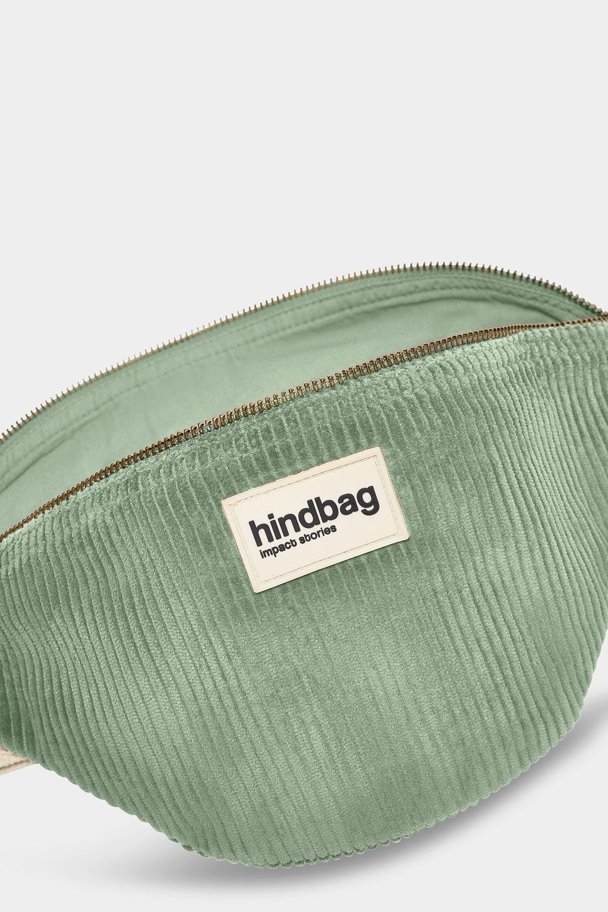 Cotton waist bag HINDBAG Green
