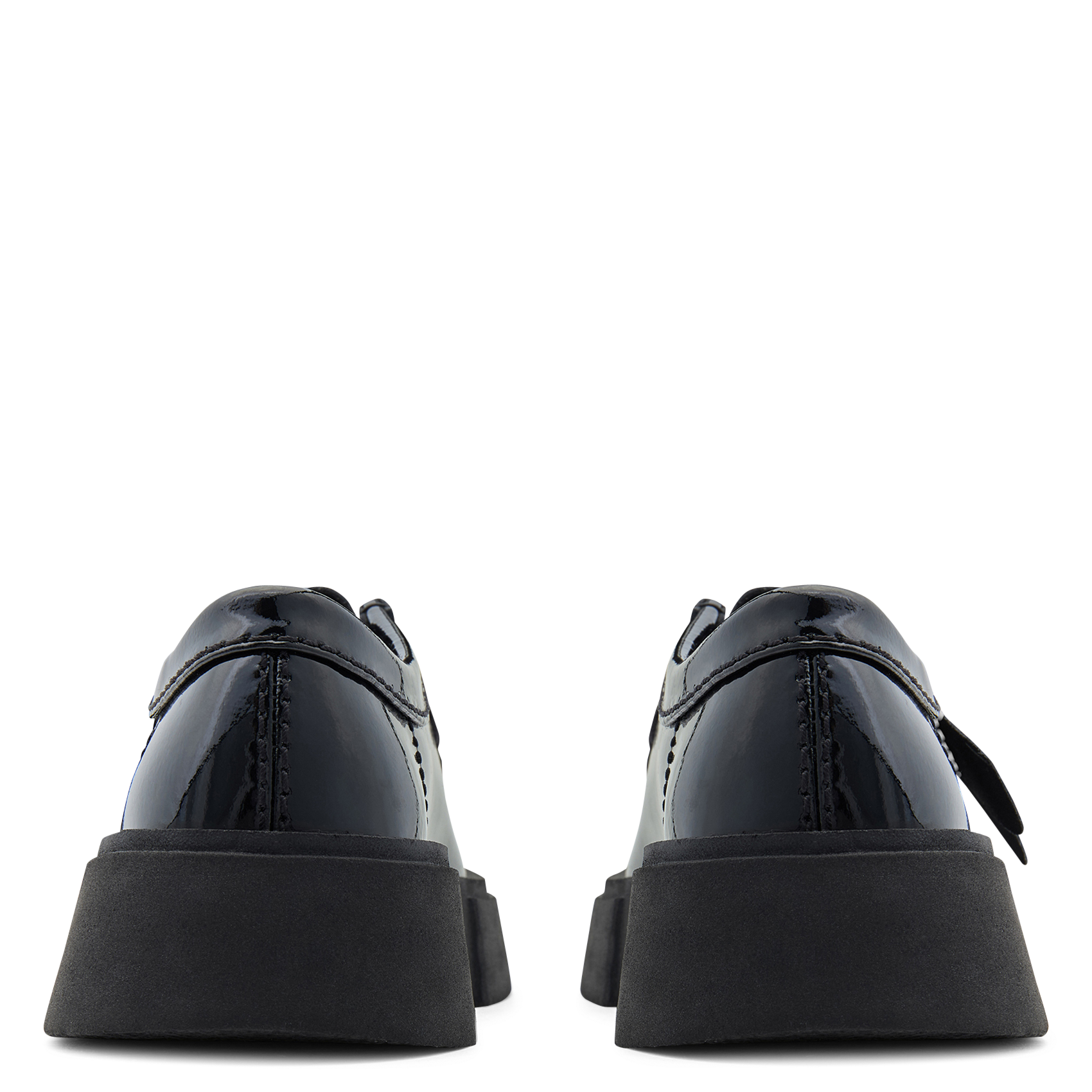 Patent leather loafers CLARKS Black