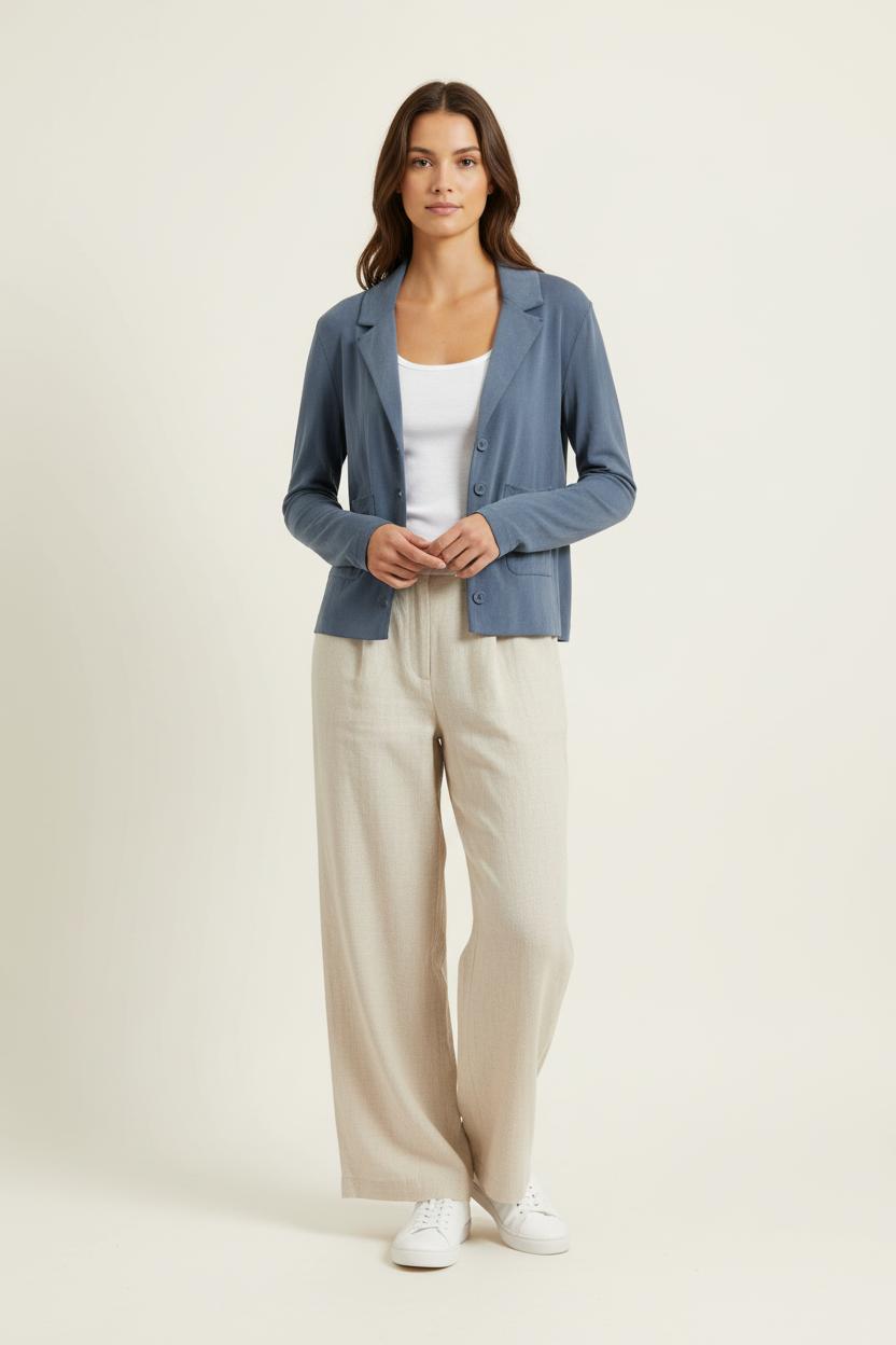 JACKET MAJESTIC FILATURES - SECONDE MAIN Blue