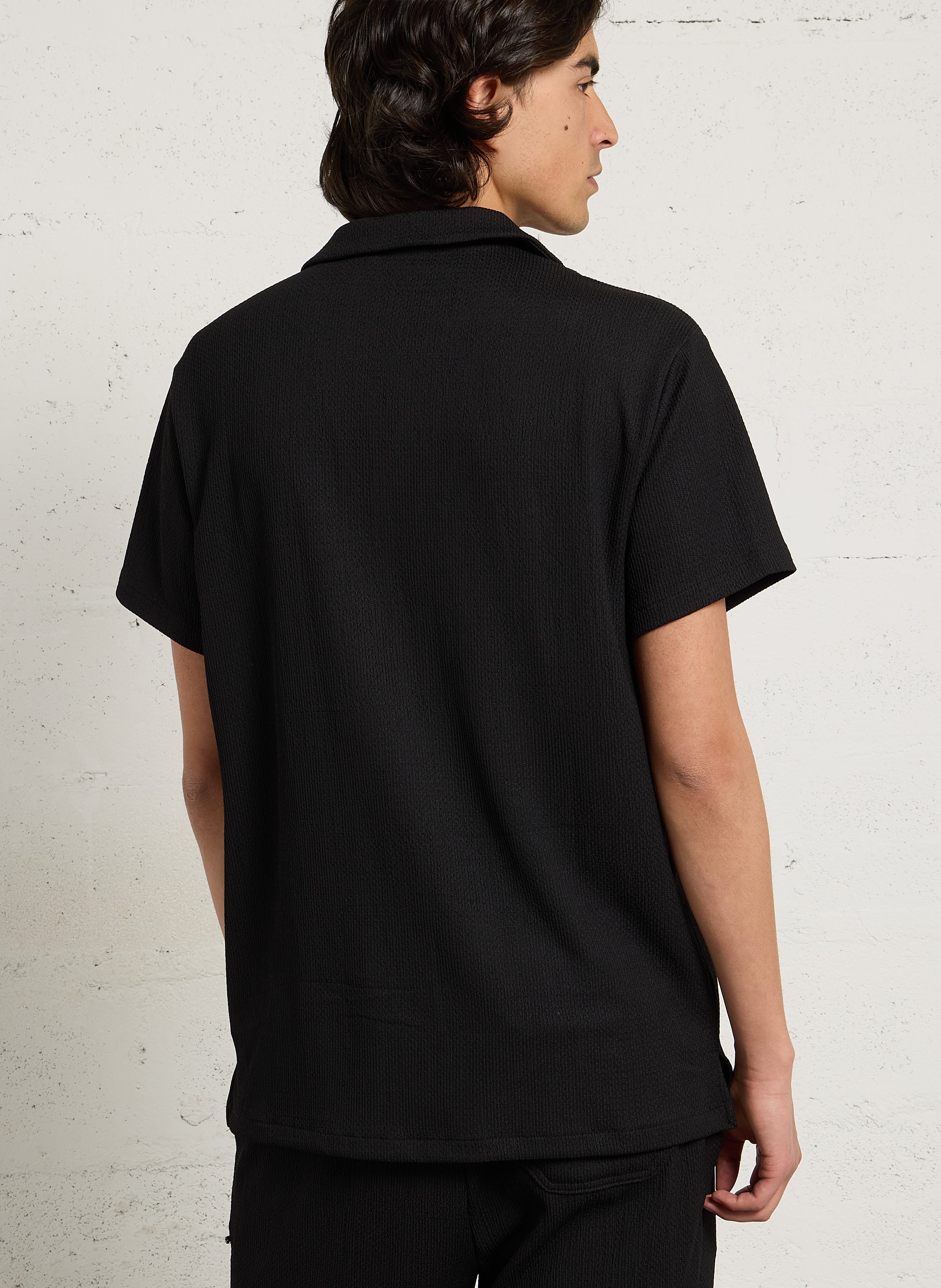 Chemise col classique  LE TEMPS DES CERISES Noir