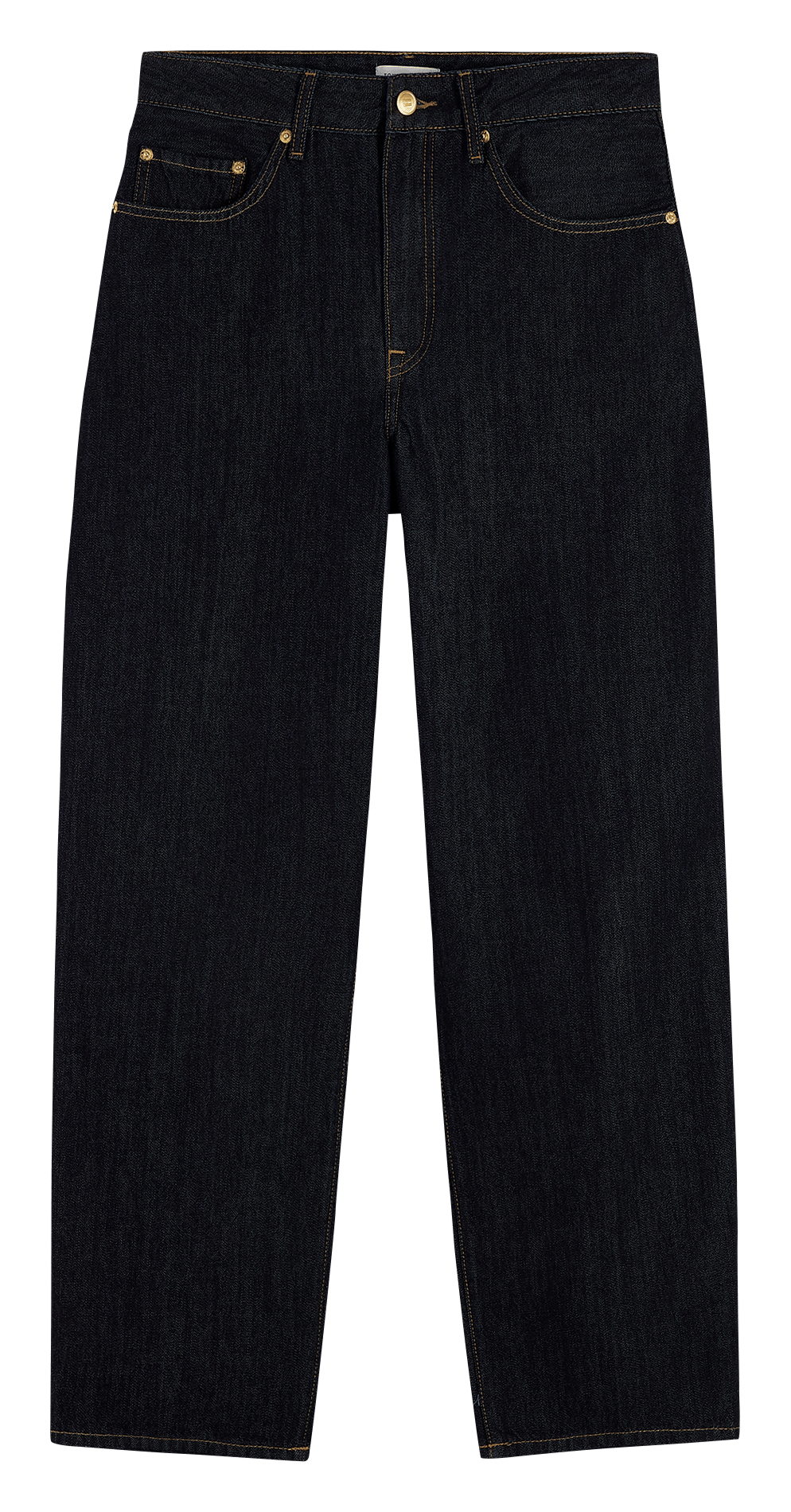 Hoge taille rechte donkere jeans TOMMY HILFIGER Jeans onbewerkt