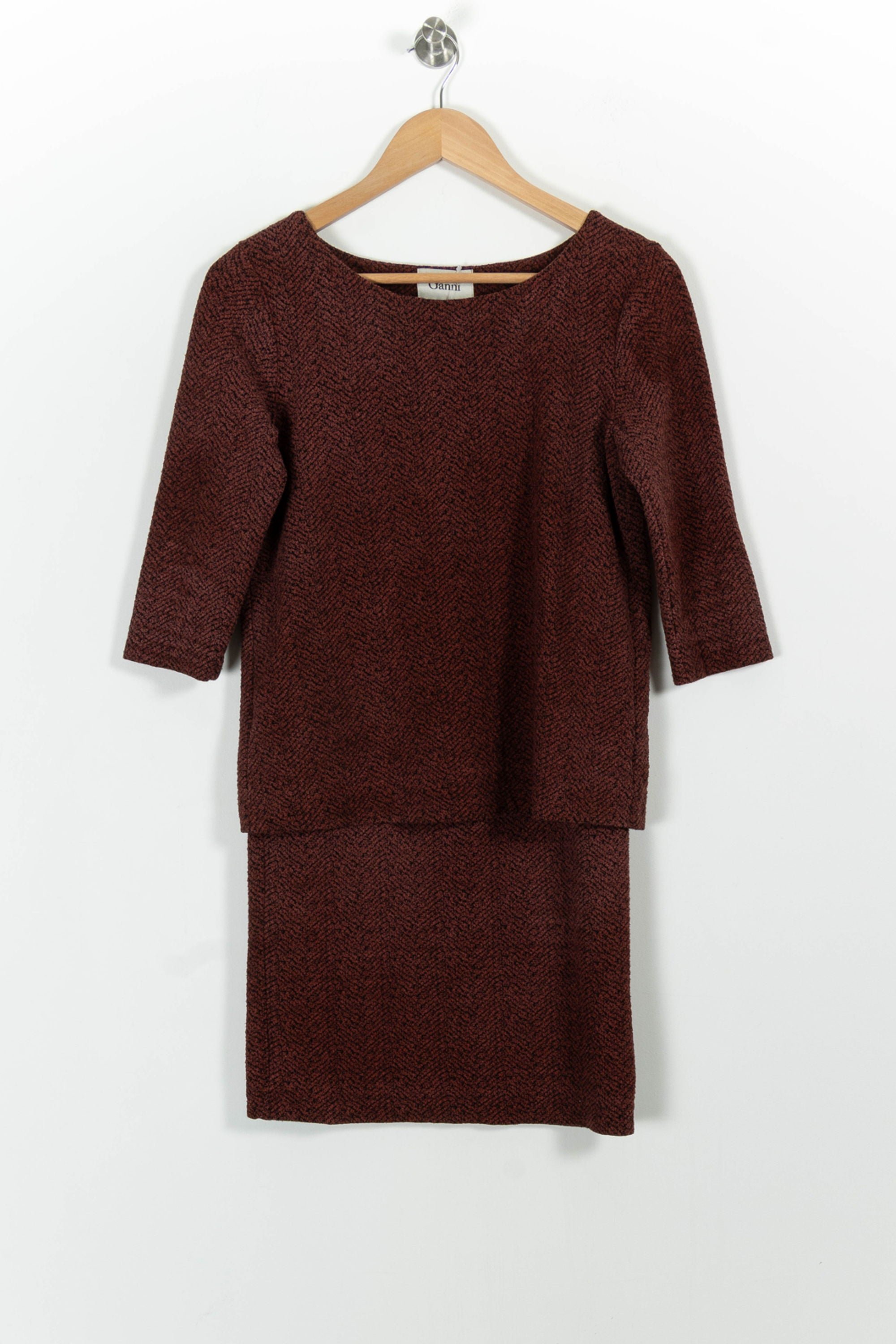 Robe courte & midi GANNI - Seconde Main Rouge