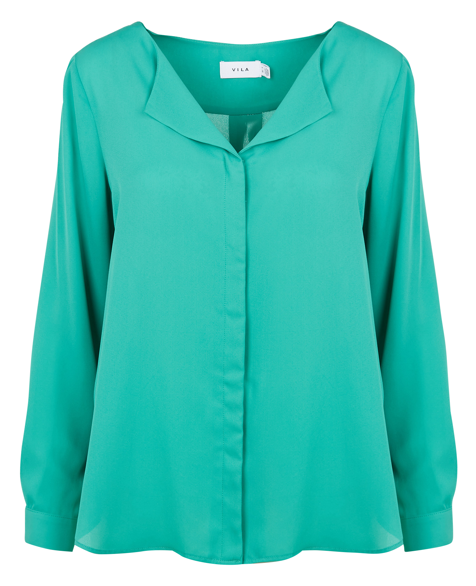 Chemise col tunisien en crêpe  Alhambra