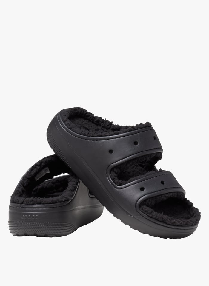 Sandales fourr es Noir