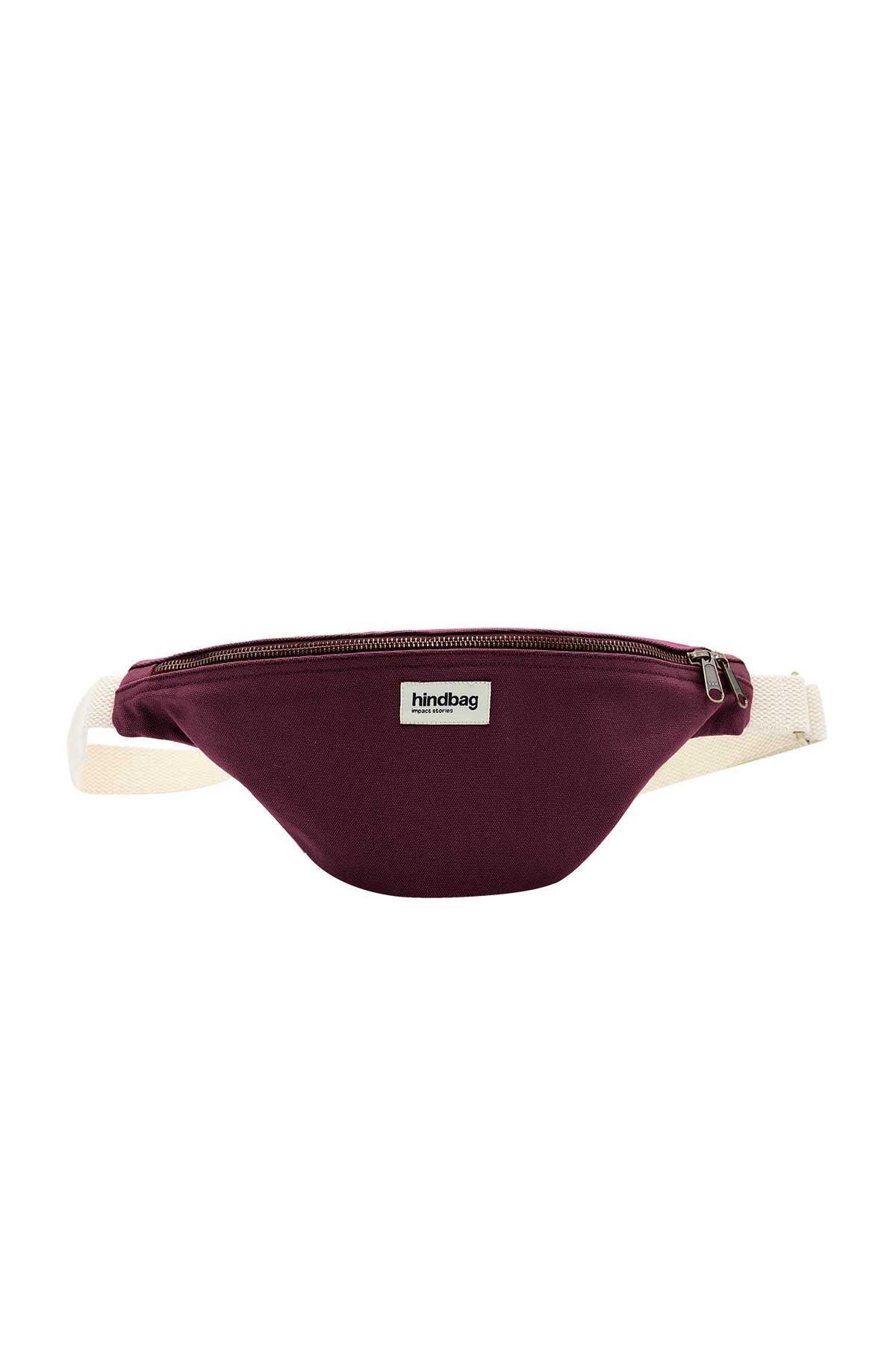 Cotton waist bag OLIVIA Prune