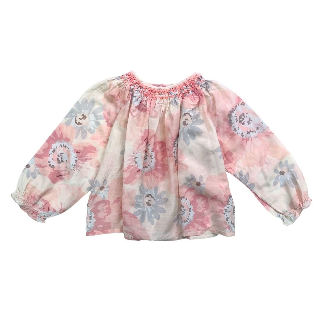 Pink baby blouse - 24 months BONPOINT - Seconde Main Pink