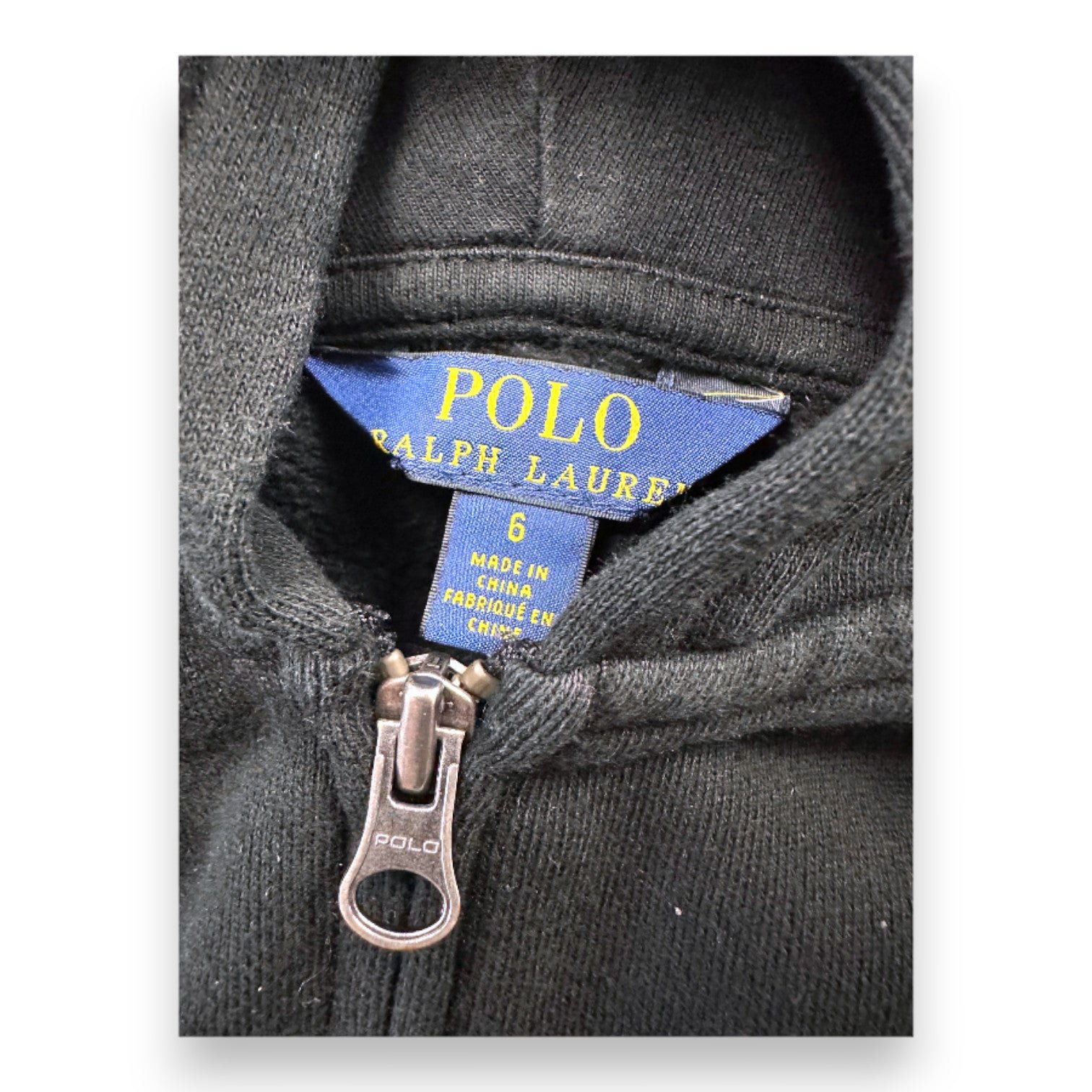 Black child sweatshirt - 6 years POLO RALPH LAUREN - Seconde Main Black