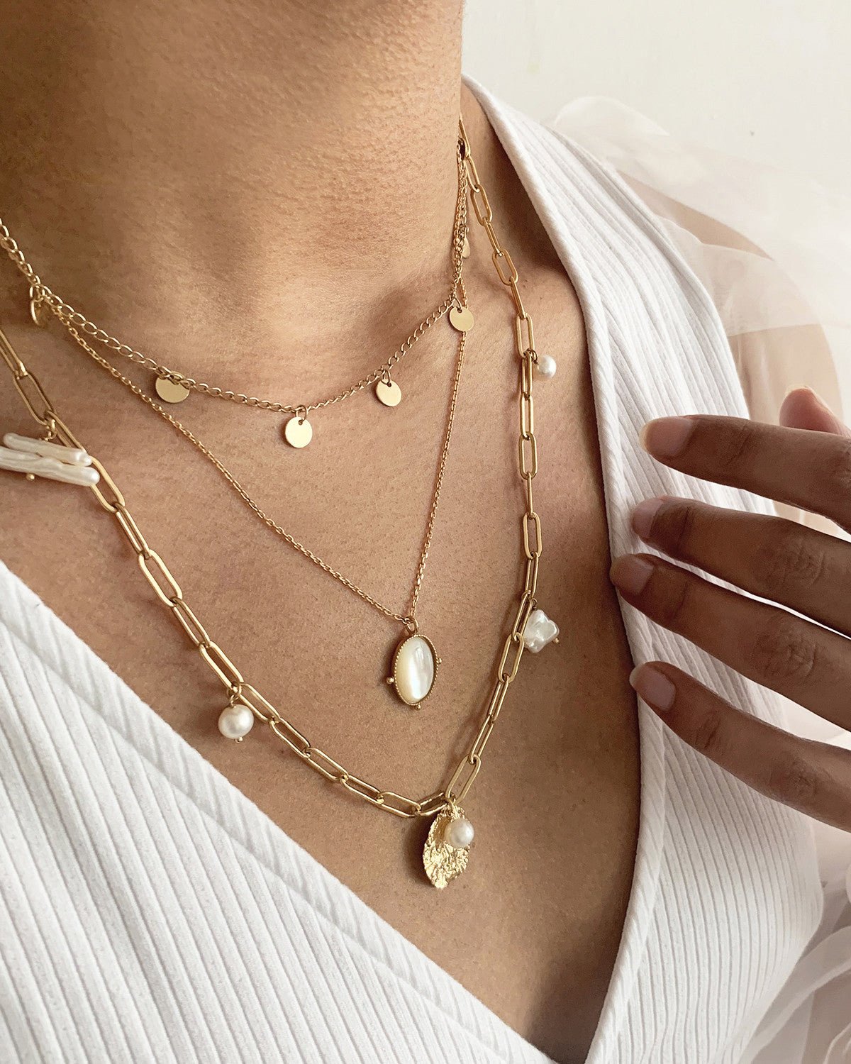 Necklace NILAI Green