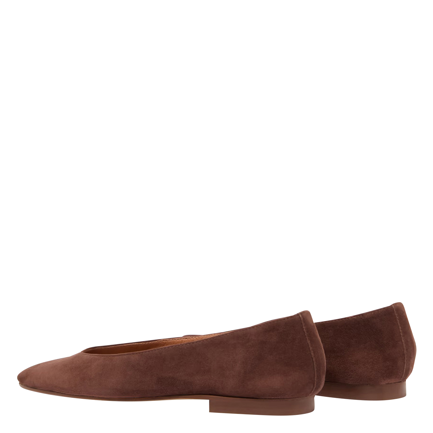 Suede ballet pumps JONAK Brown