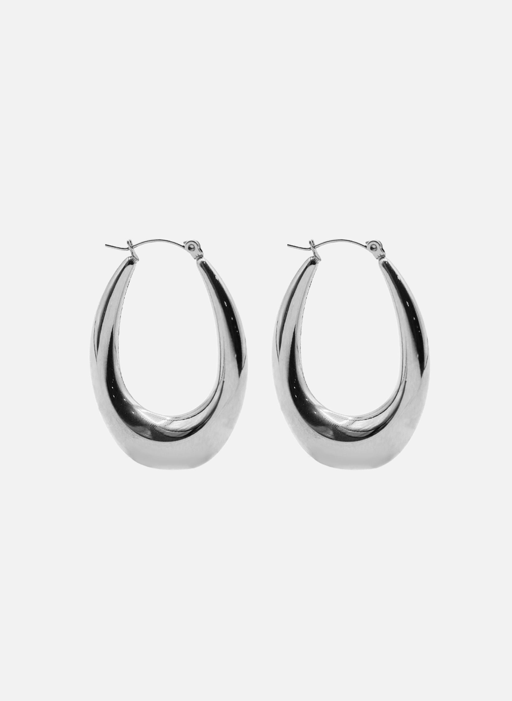 Tidal hoop earrings AEC Paris Silver