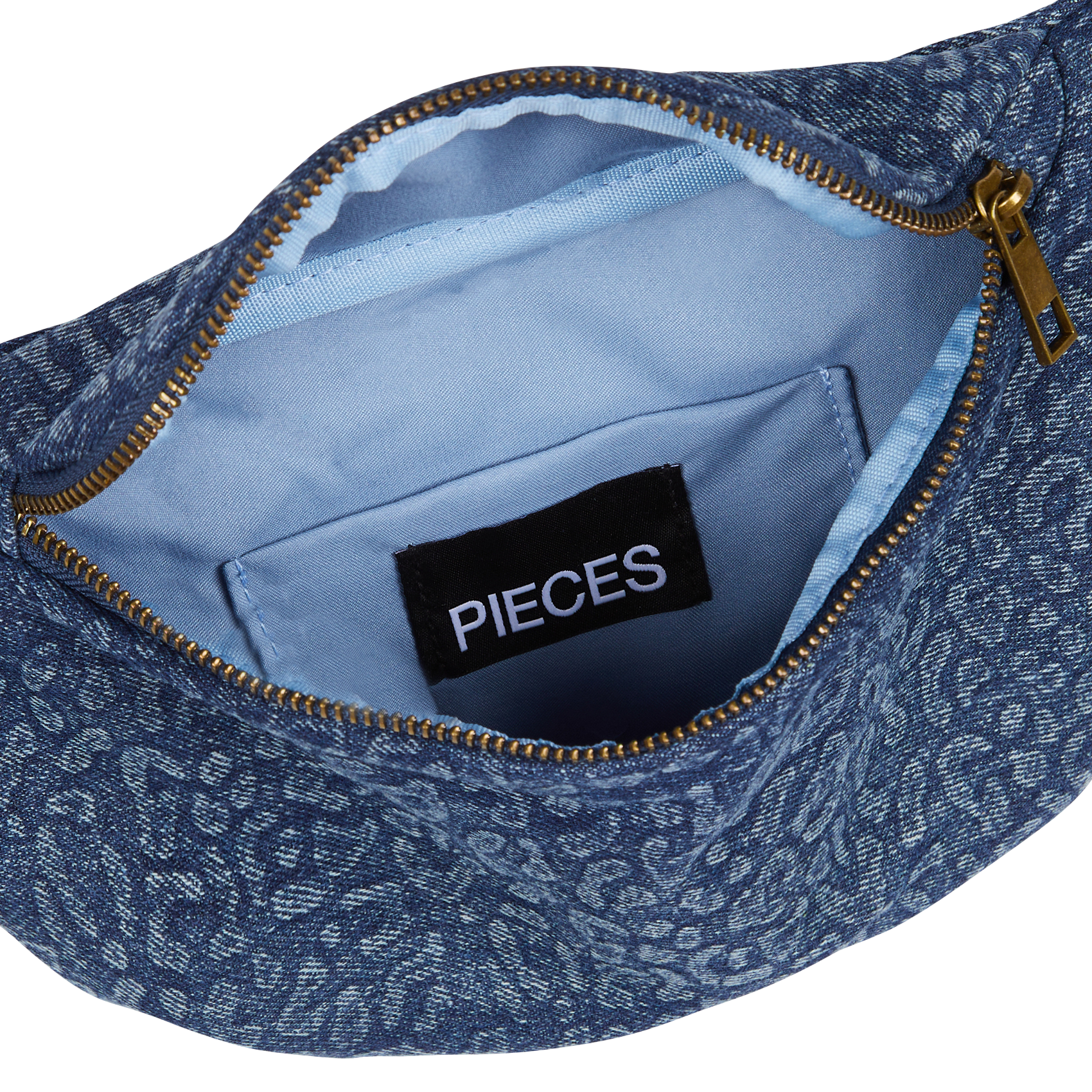 Sac banane en jean Bleu