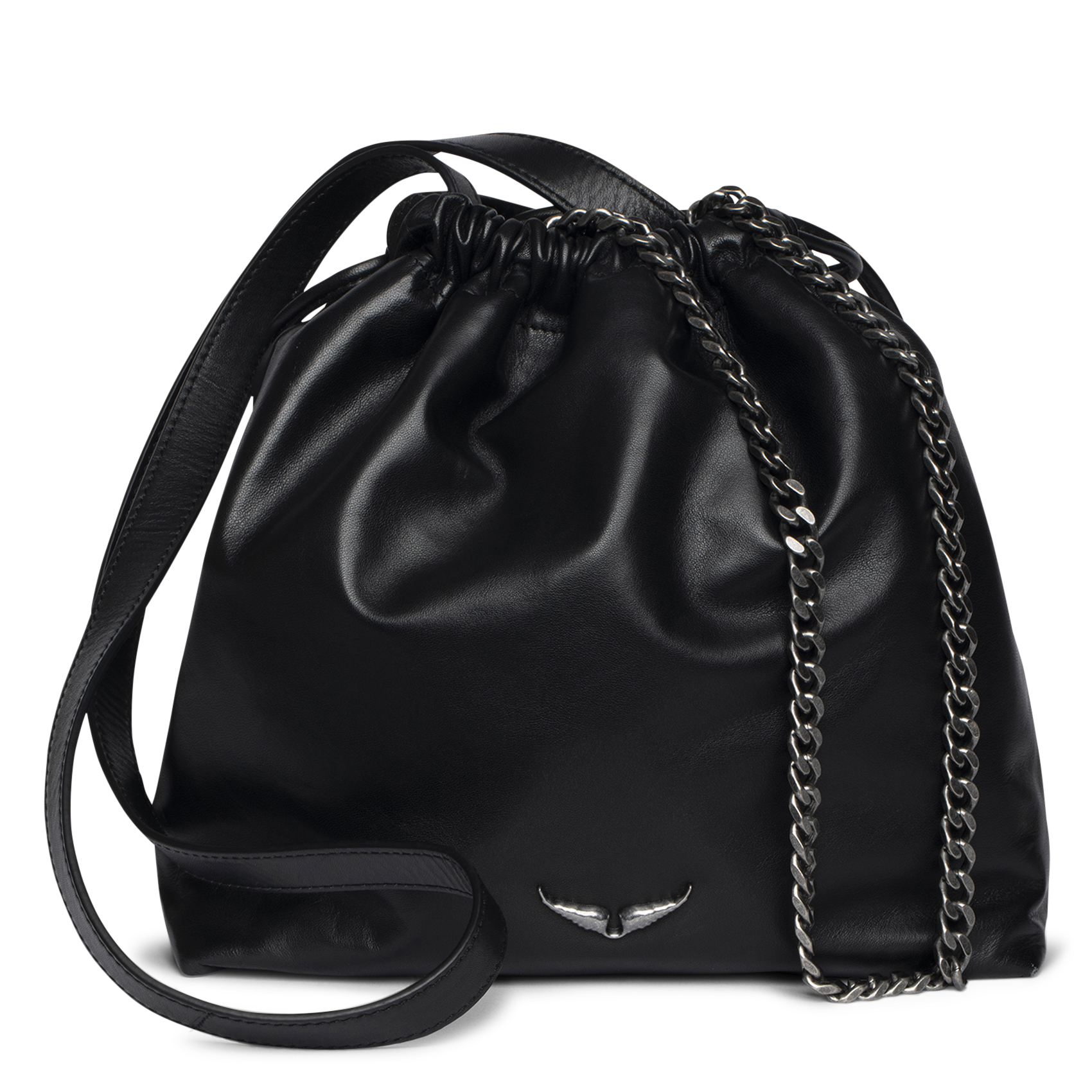 Leren crossbodytas  ZADIG&VOLTAIRE Zwart