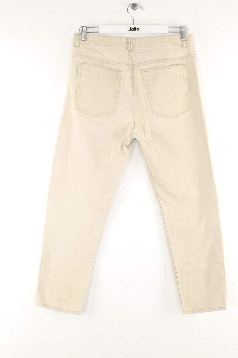 Cotton skinny jeans ISABEL MARANT ÉTOILE - SECONDE MAIN Beige