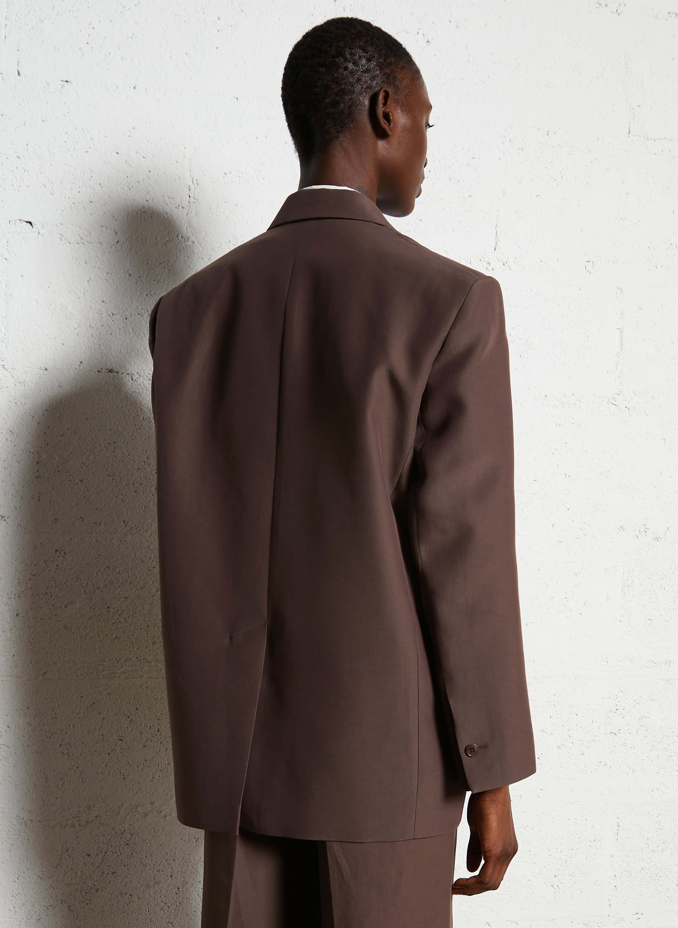 Veste tailleur oversize MAX MARA WEEK END Marron