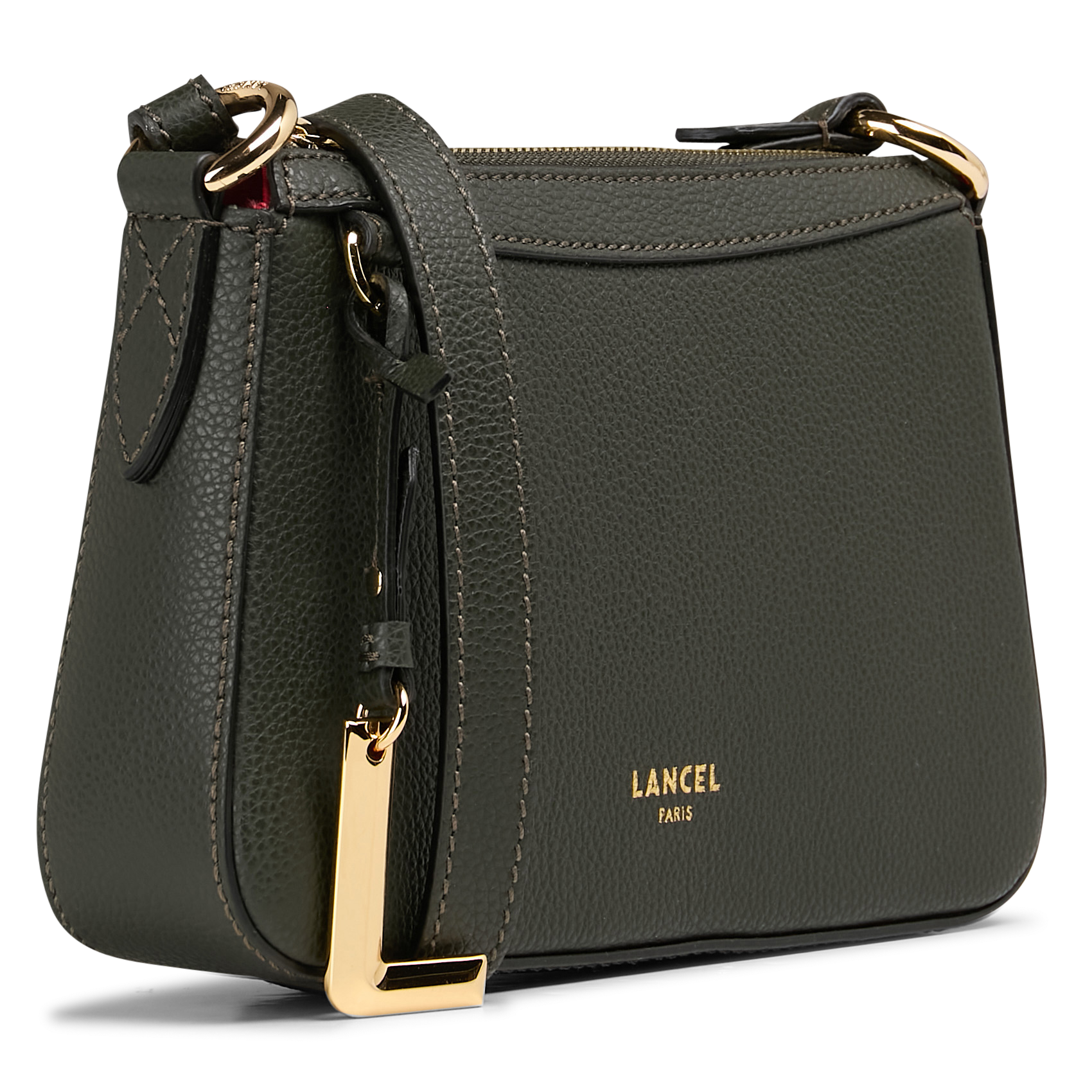 Brieftasche aus Leder LANCEL Grun