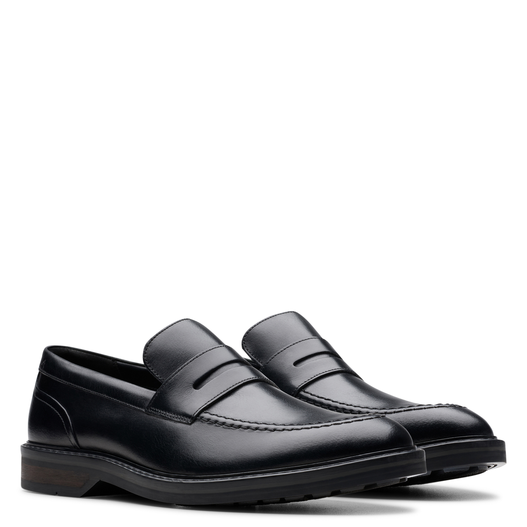 Mocassins en cuir CLARKS Noir