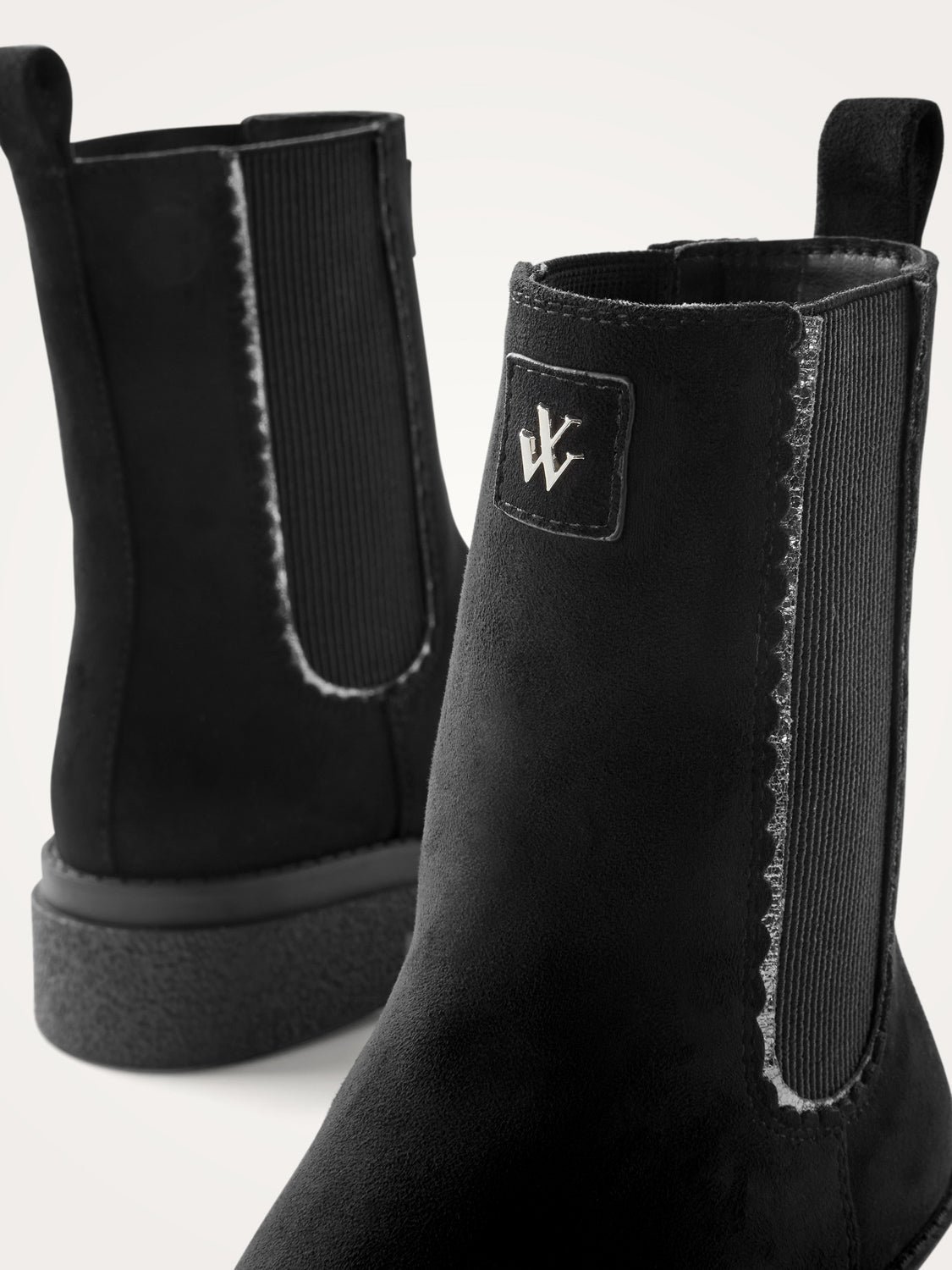Chelsea suede ankle boots VANESSA WU Black