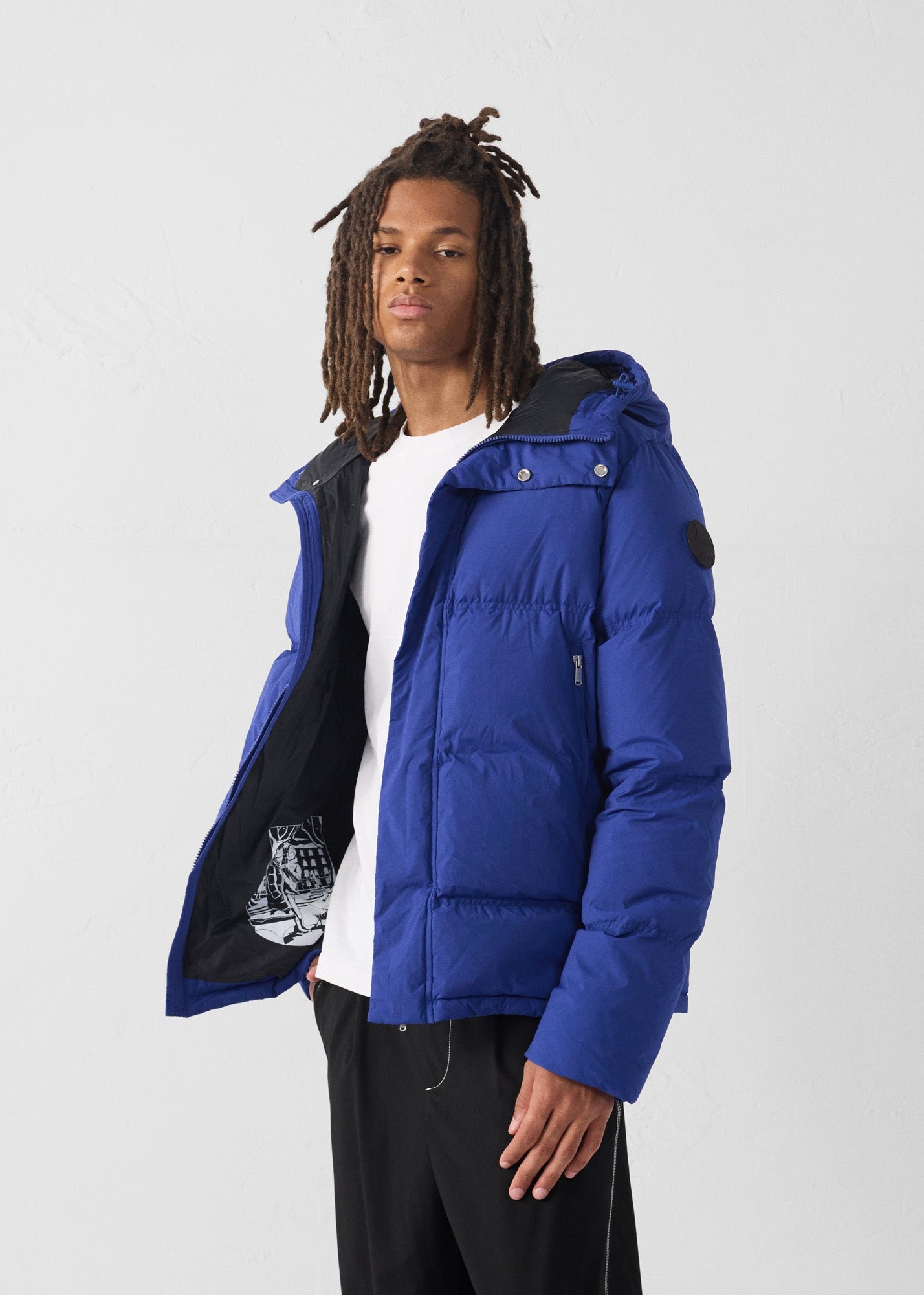 Sanji puffer cold weather jacket JOTT Blue