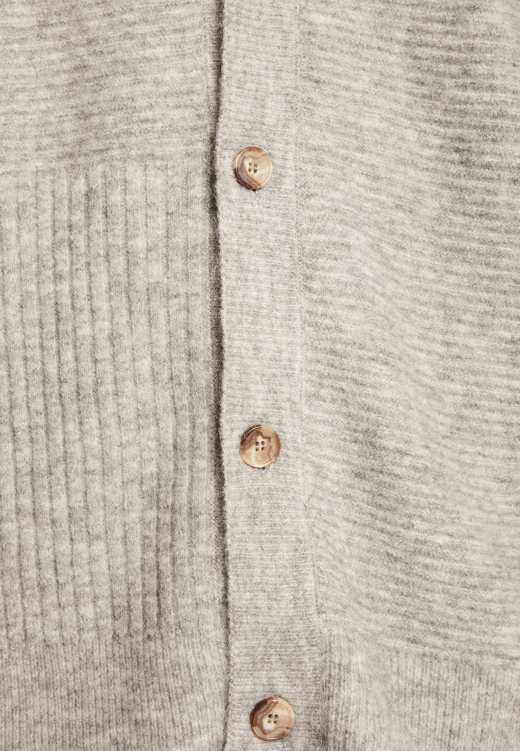 Alpaca wool cardigan MAISON MONTAGUT Grey