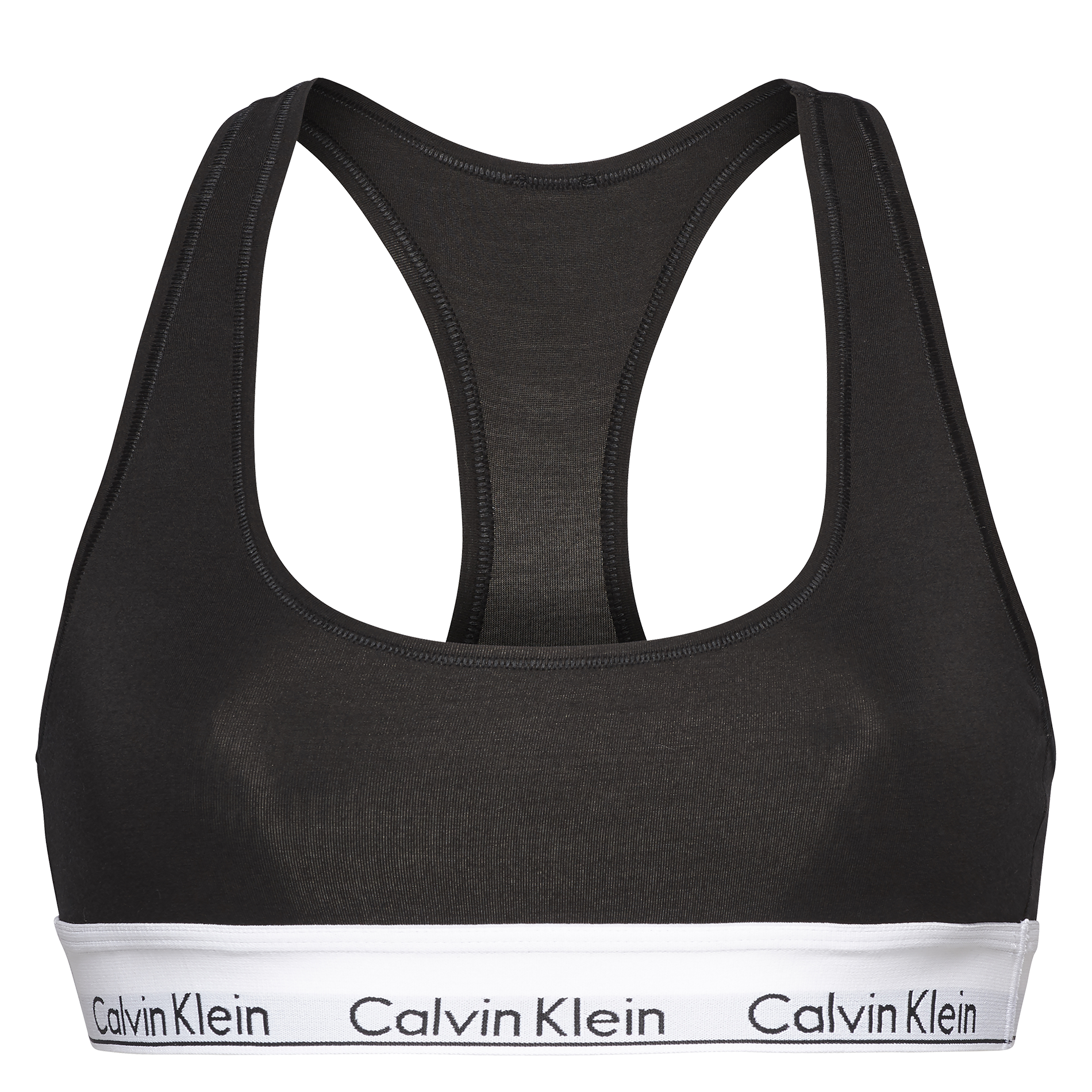 Brassière en coton mélangé CALVIN KLEIN UNDERWEAR Noir