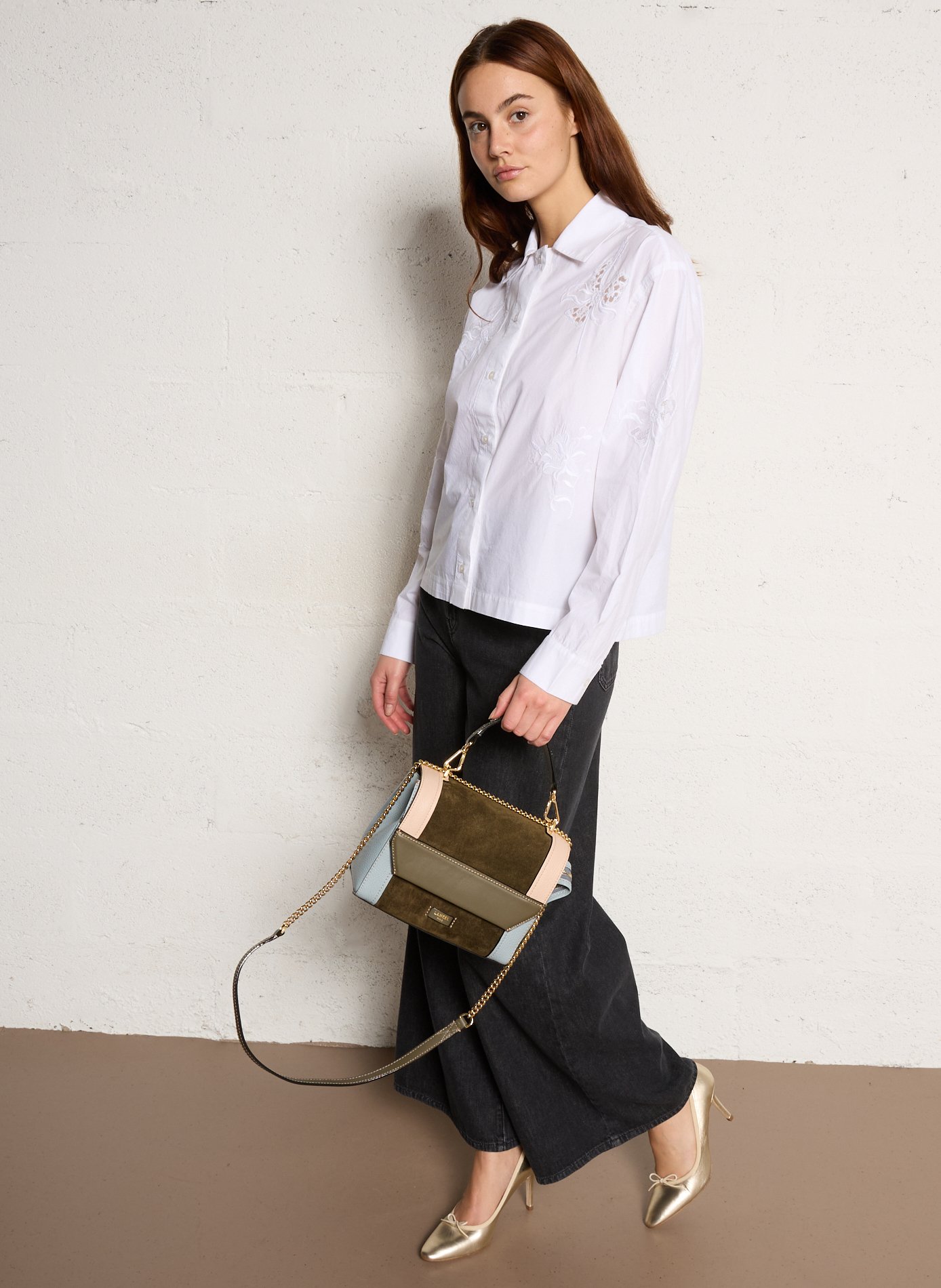 Beyou suede high heels  REPETTO Golden