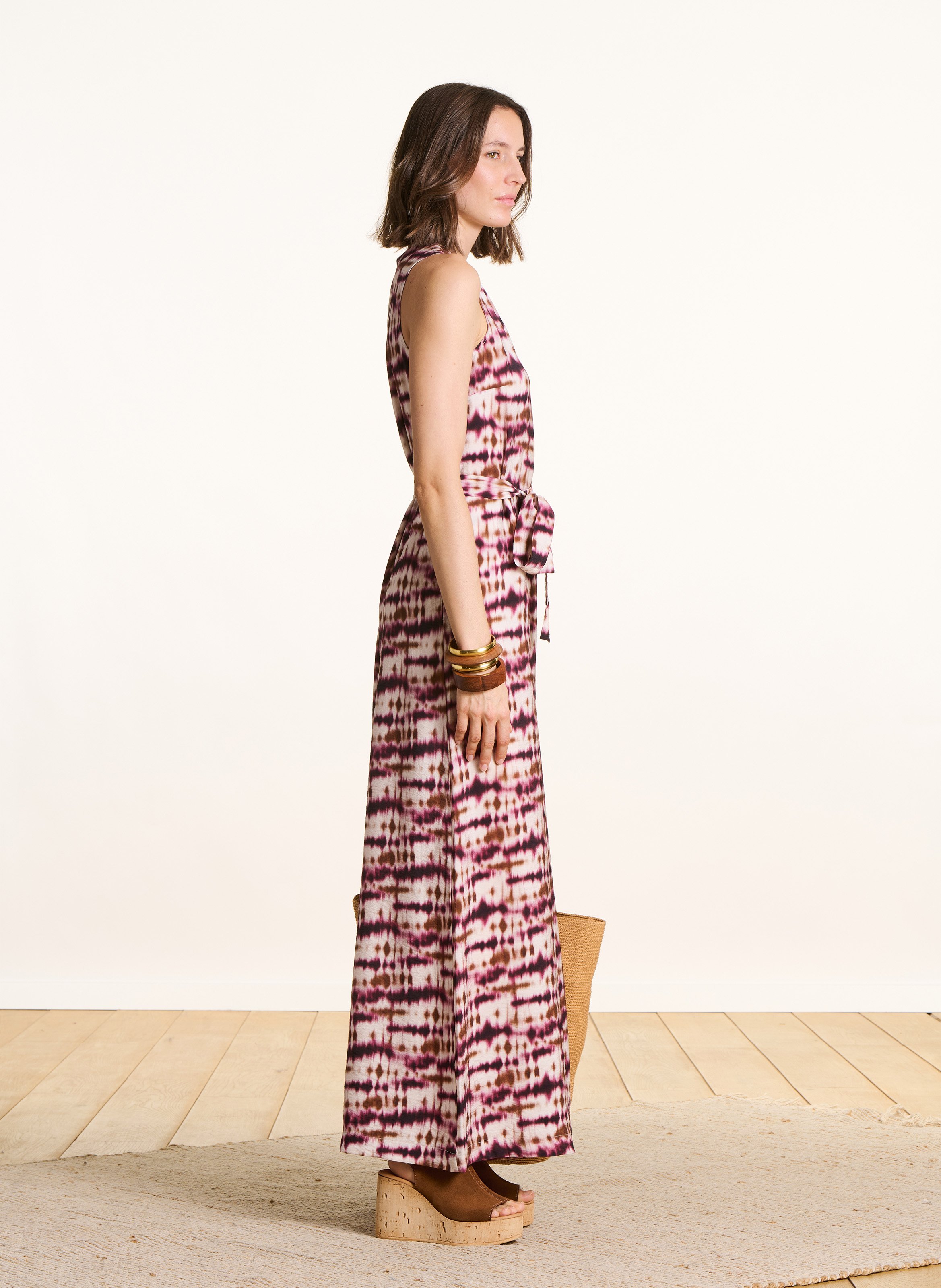 `<p>Printed round neck combination</p>` LA FEE MARABOUTEE Multicolored