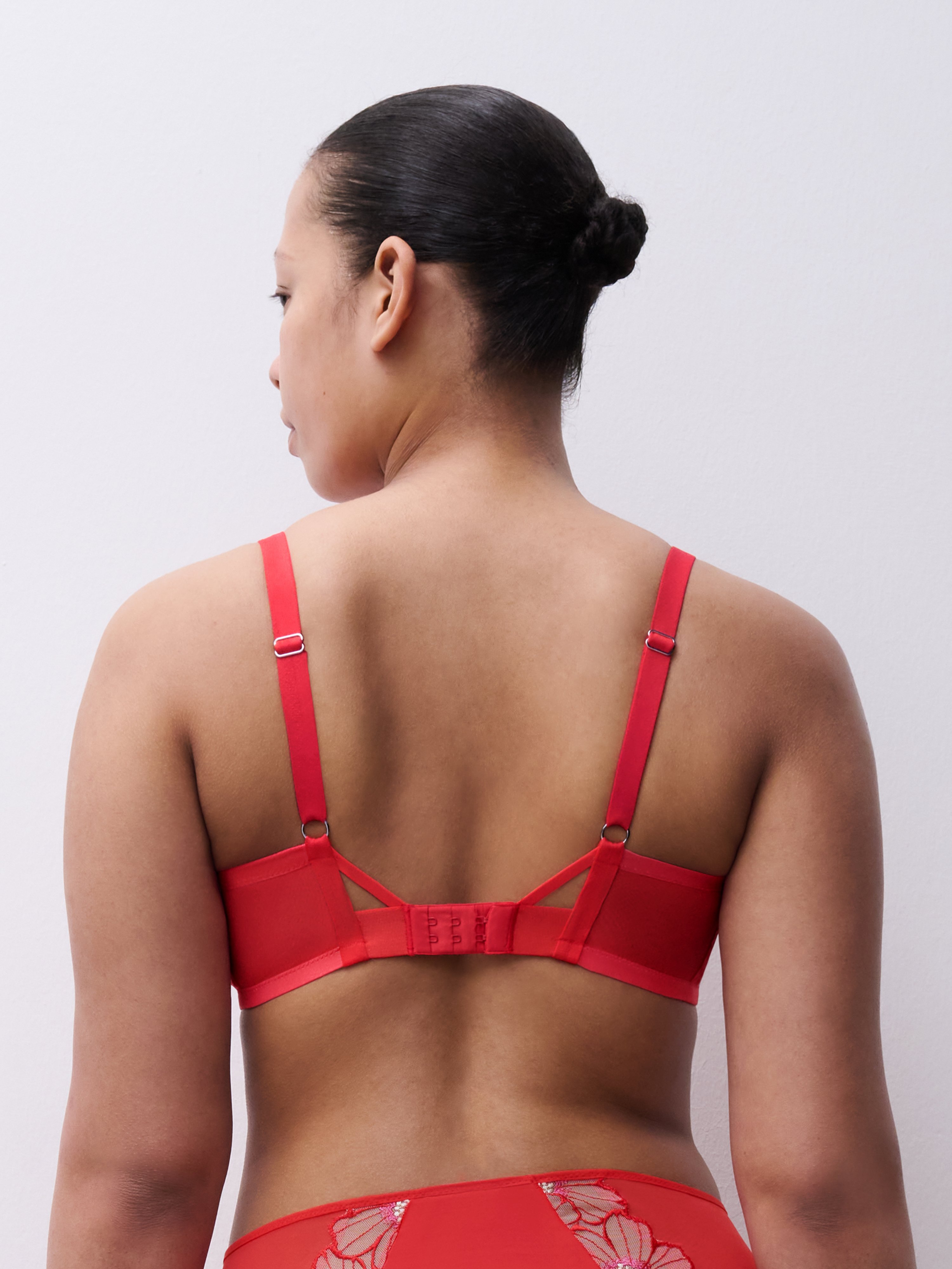 Full-cup bra Red