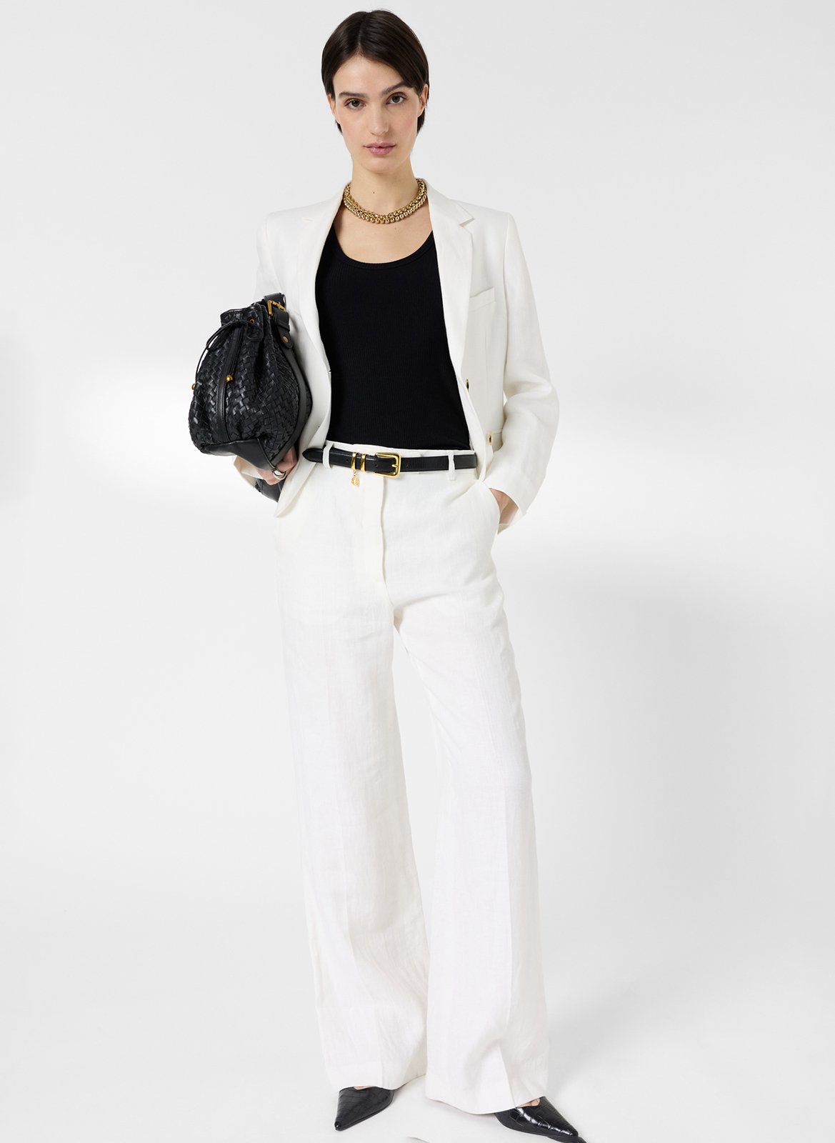 Leinen-Blazer GERARD DAREL Beige