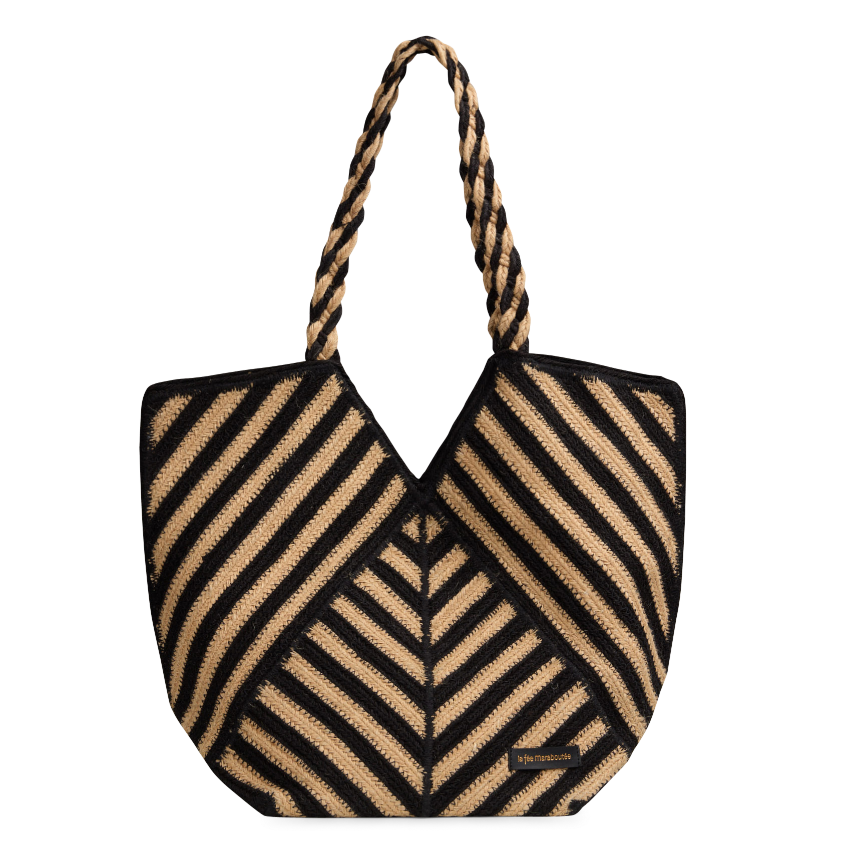 Sac cabas à motif symétrique LA FEE MARABOUTEE Multicolore