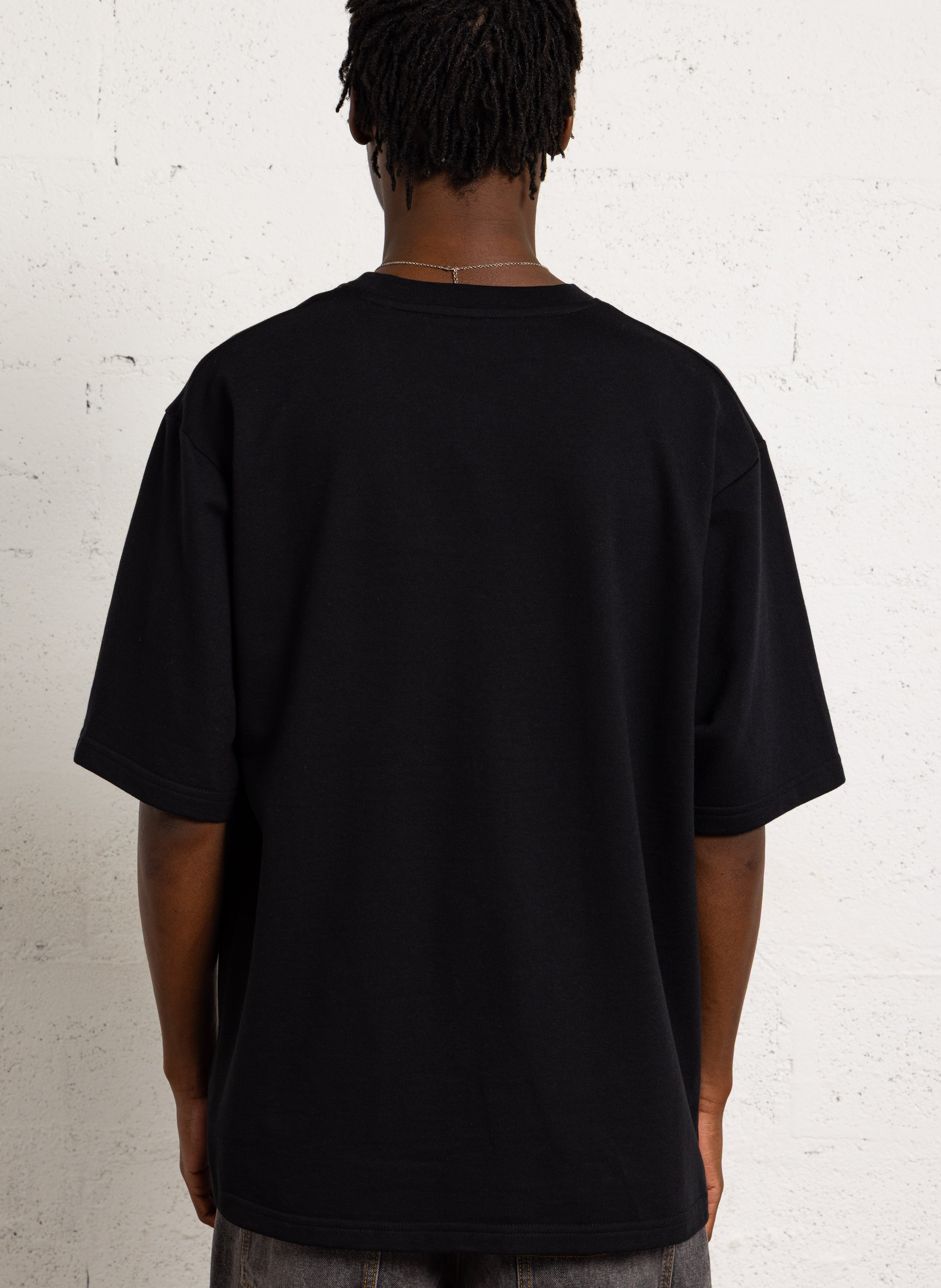 Tee-shirt droit manches courtes uni CHEVIGNON Noir