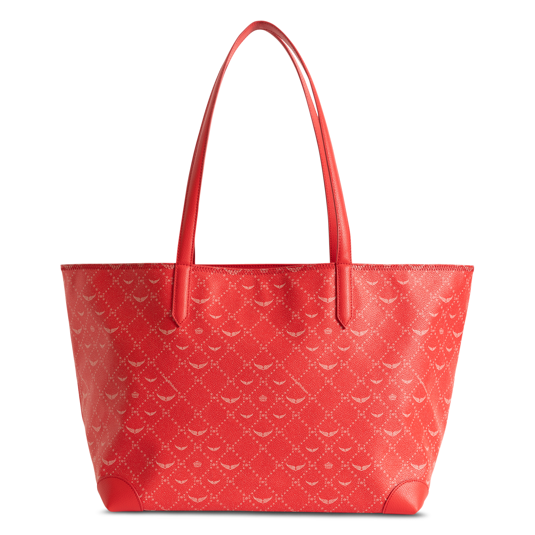 Shopper tas met monogramprint ZADIG&VOLTAIRE Rood