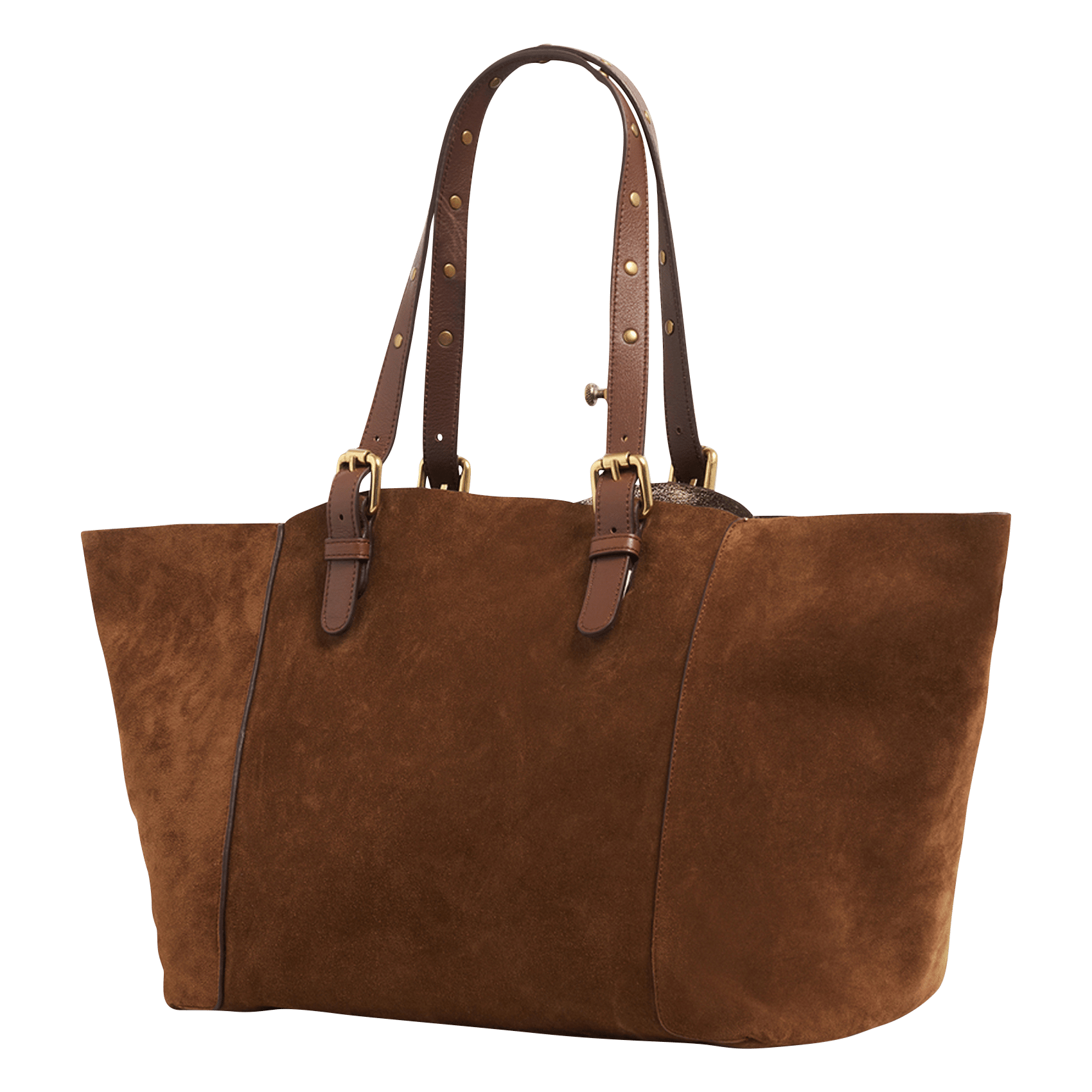 Suède shopper GERARD DAREL Bruin