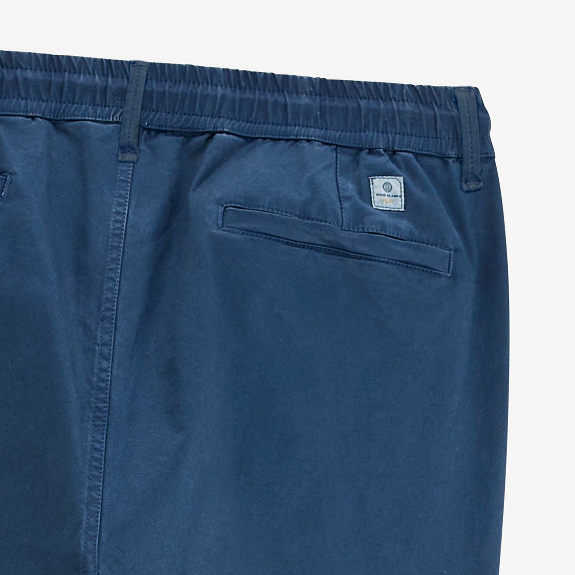 Blue sbplay stretch cotton pants with elastic waistband SERGE BLANCO Blue