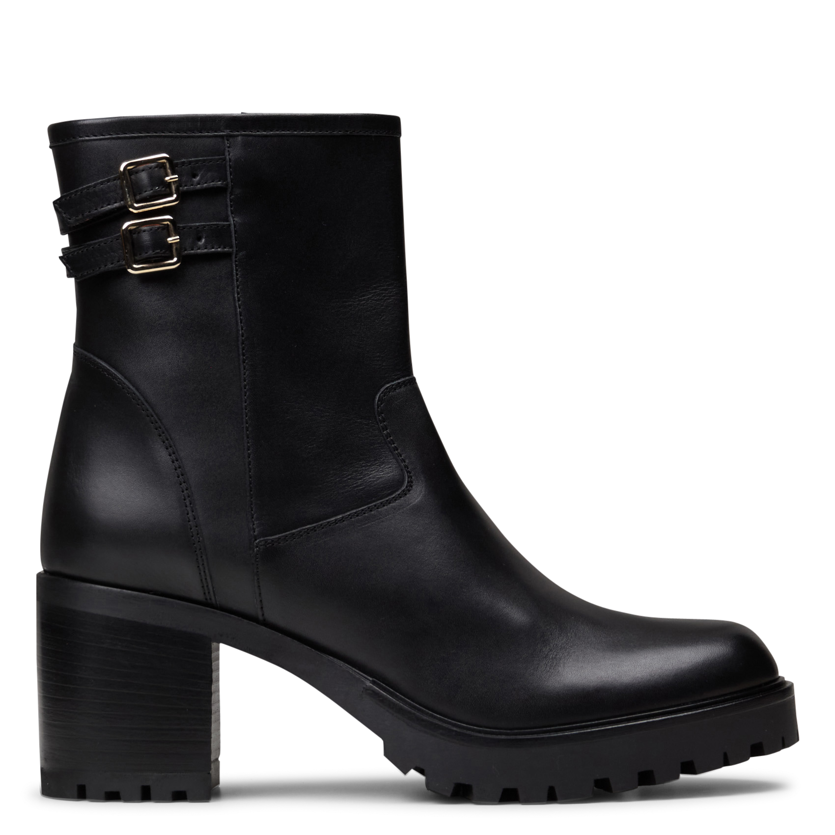 Lederstiefeletten MAISON TOUFET Schwarz