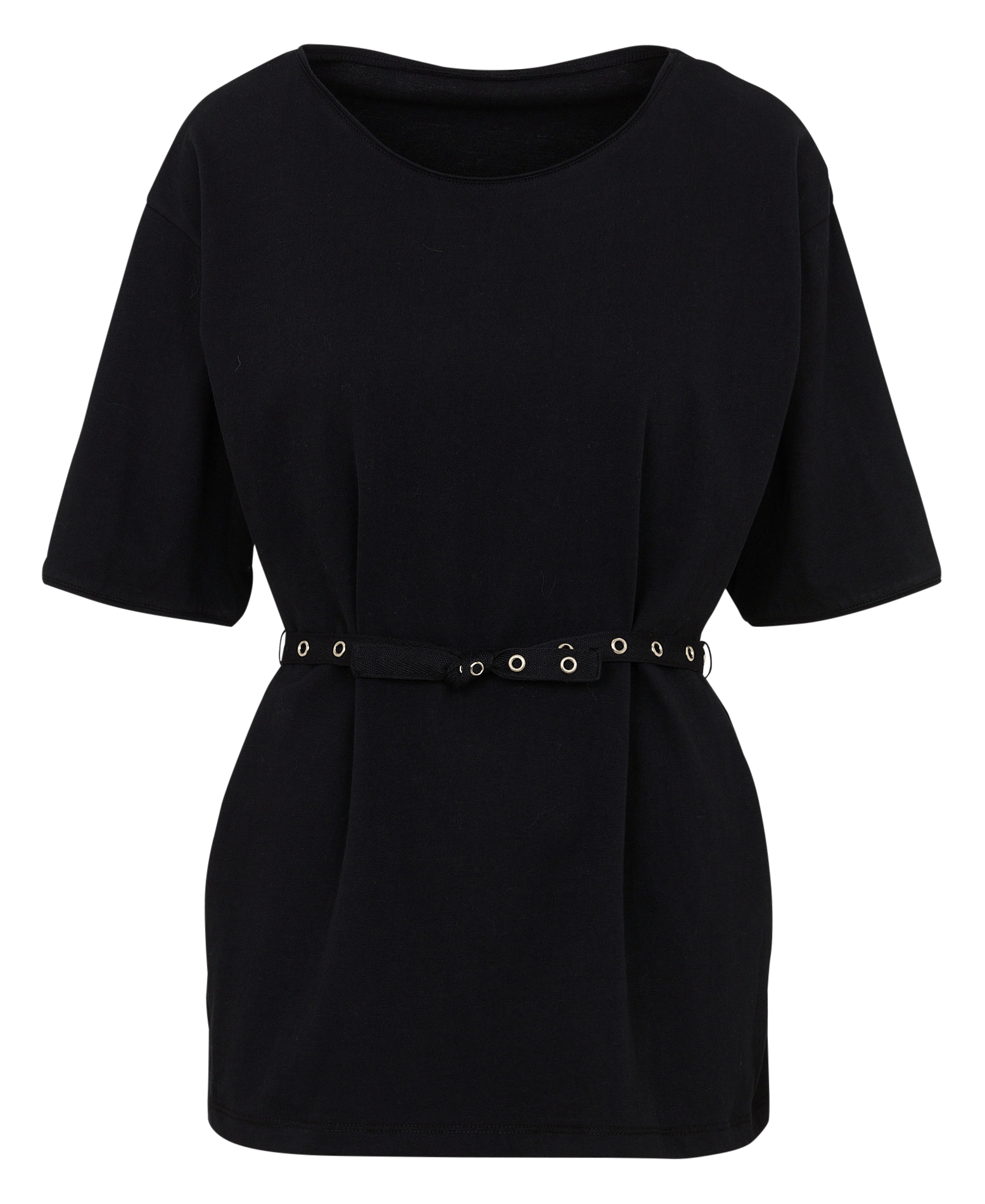 Tee-shirt ceinturé en coton IKKS Noir