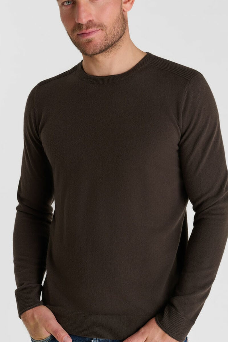 Round-neck sweater LE TEMPS DES CERISES Brown