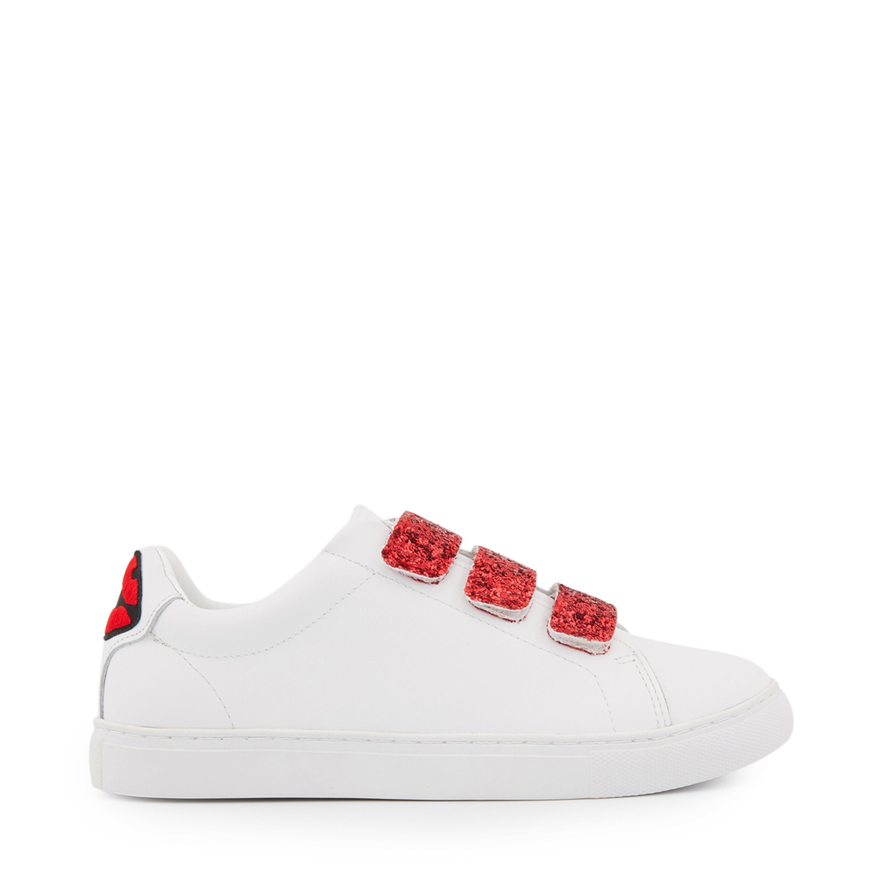 Leather sneakers BONS BAISERS PARIS White