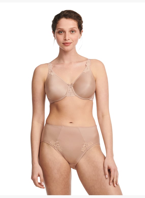 Moulded full-cup bra | Beige by CHANTELLE Moulded full-cup bra Beige