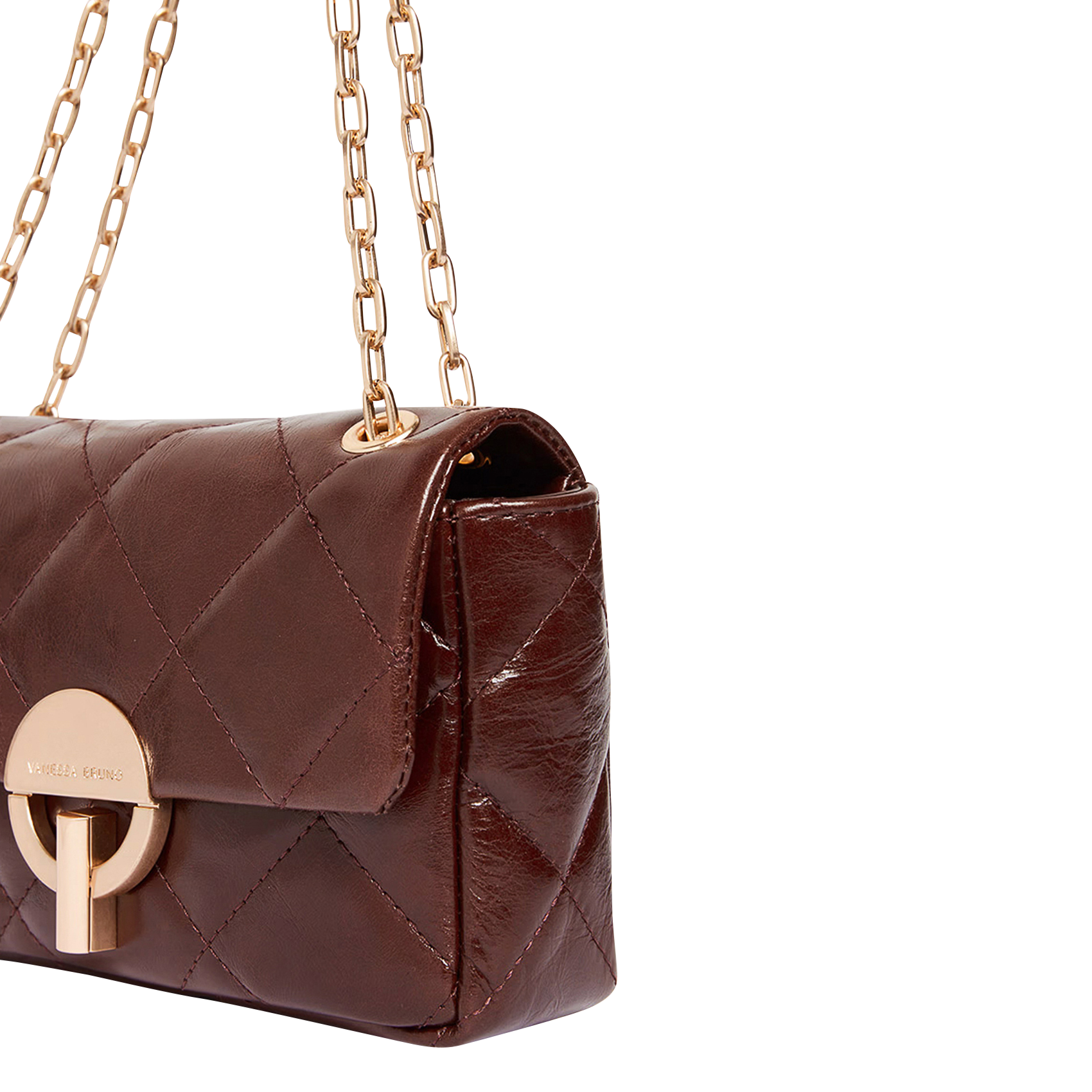 Sac bandoulière en cuir Marron