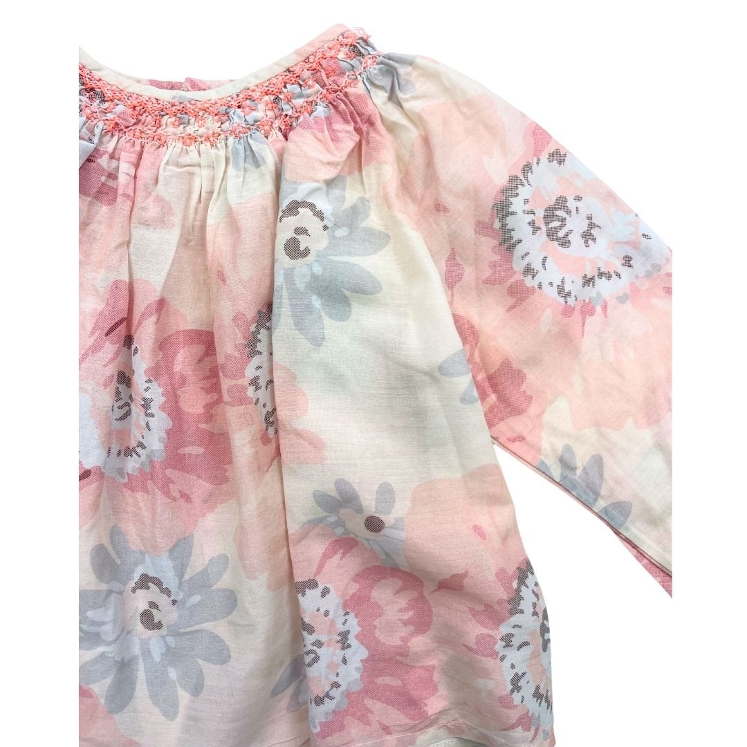 Pink baby blouse - 24 months BONPOINT - Seconde Main Pink