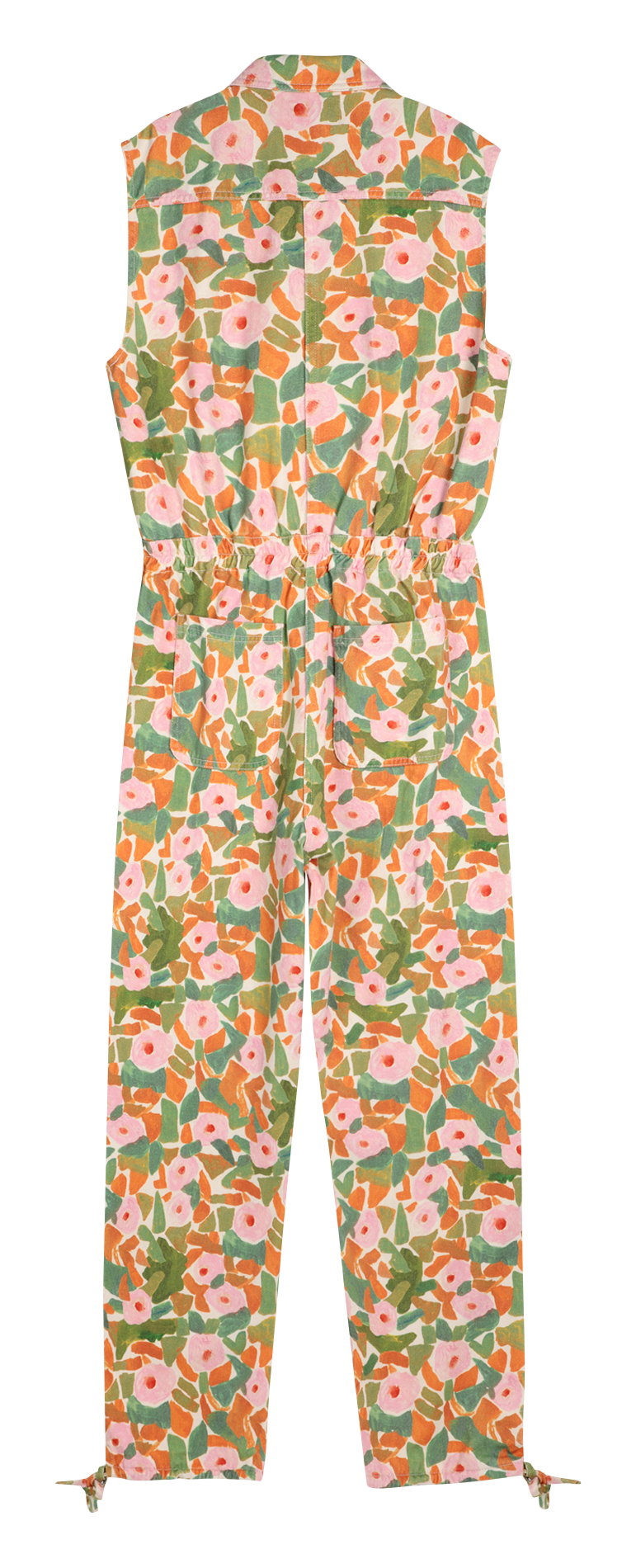 Sleeveless floral straight jumpsuit BOBO CHOSES Multicolored