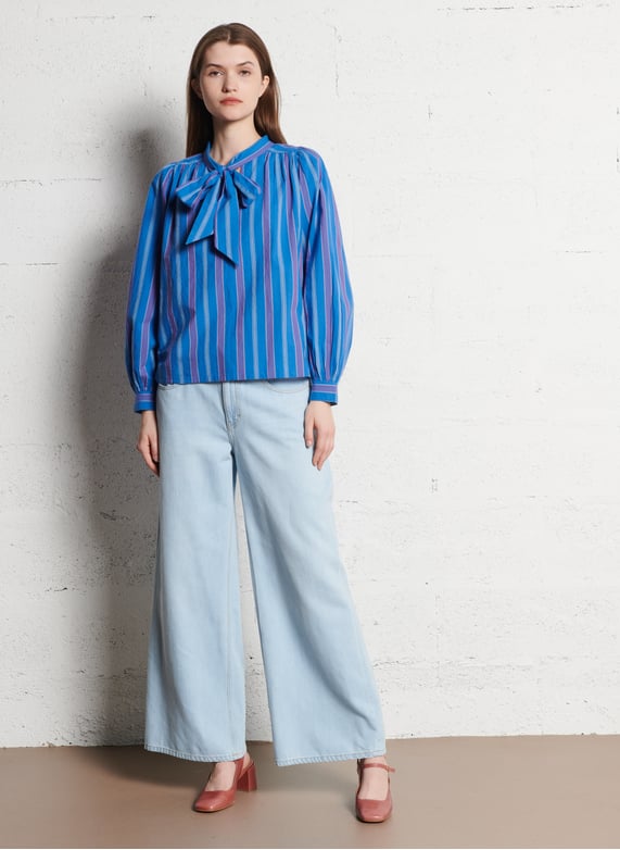 Gekleurde straight-fit jeans met 5 zakken - Look 4