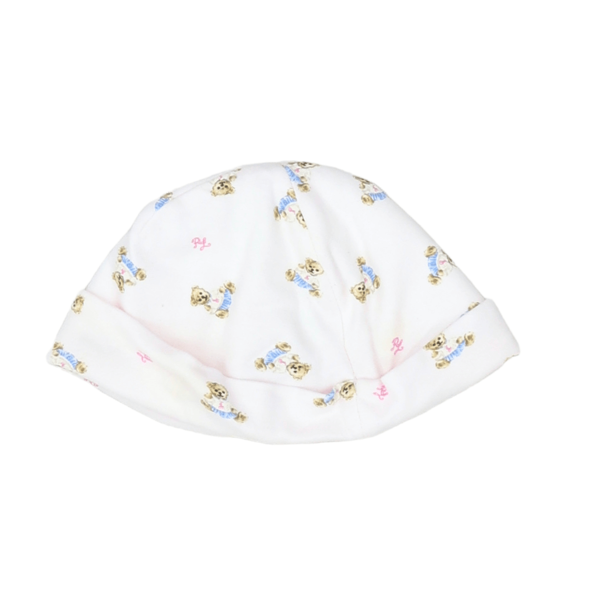 Baby pink newborn beanie - 0 months POLO RALPH LAUREN - Seconde Main Pink