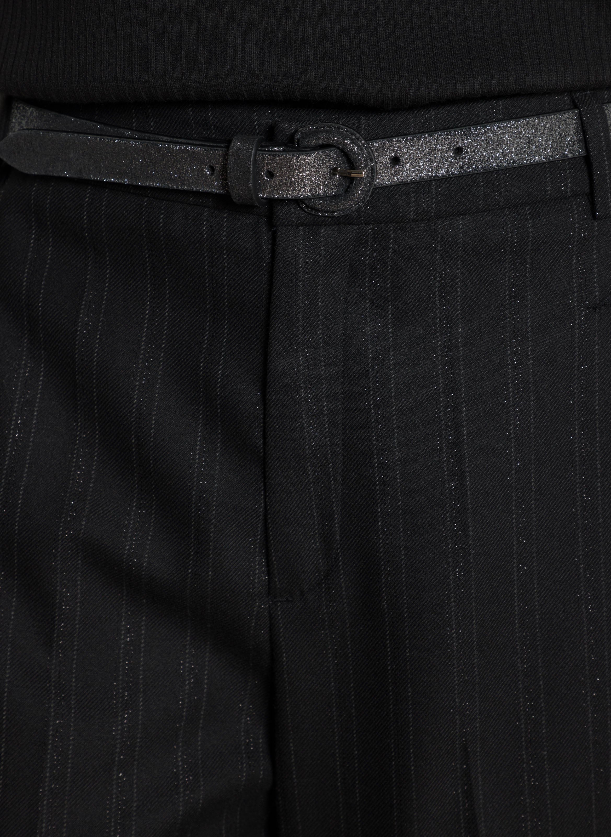 Ceinture à paillette  I CODE Noir